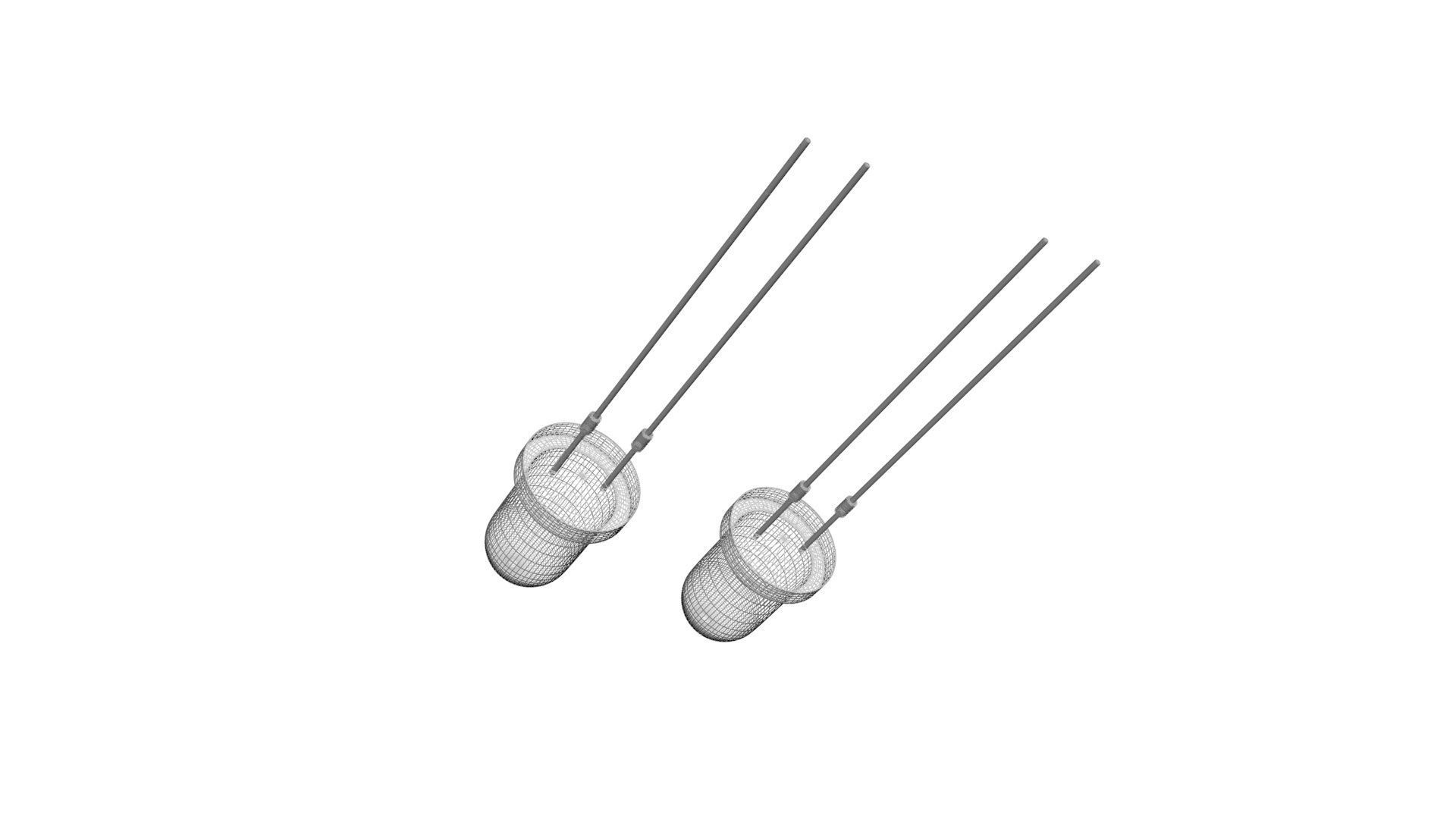 Light Emitting Diode With Illuminating Animation 3D model_26