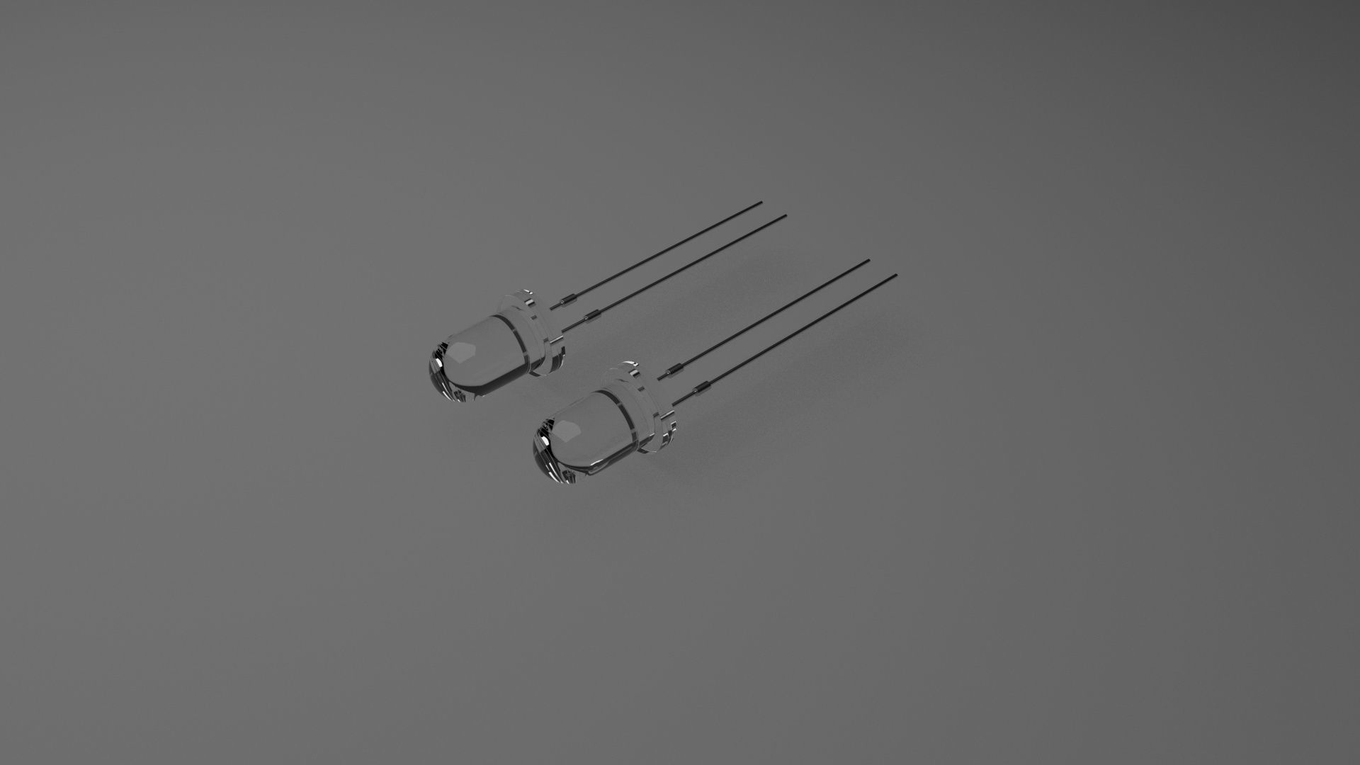 Light Emitting Diode With Illuminating Animation 3D model_13
