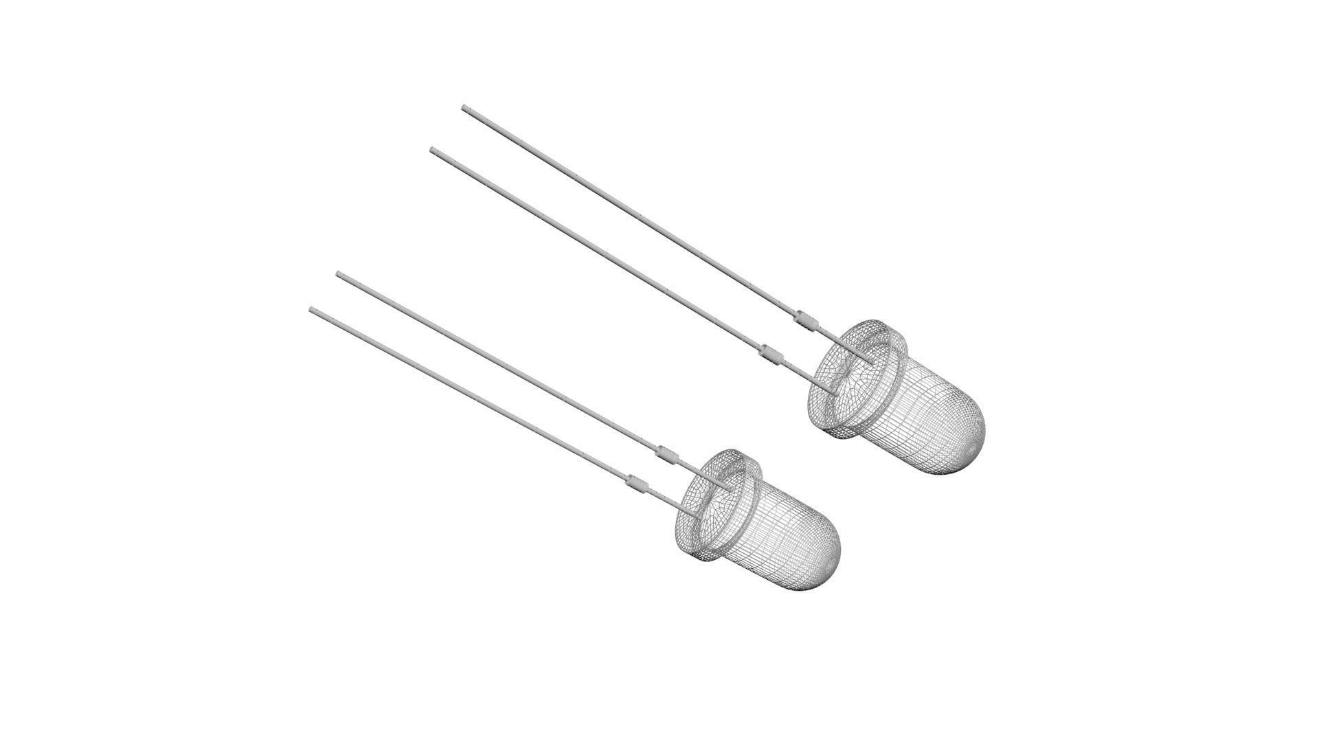Light Emitting Diode With Illuminating Animation 3D model_27