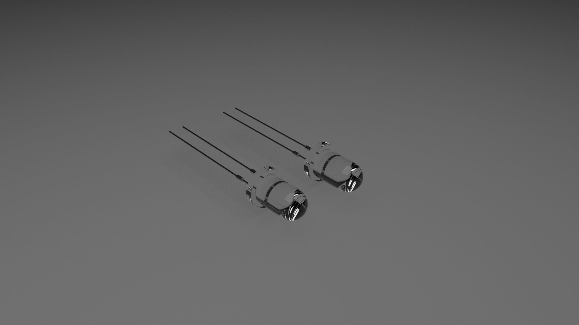 Light Emitting Diode With Illuminating Animation 3D model_12