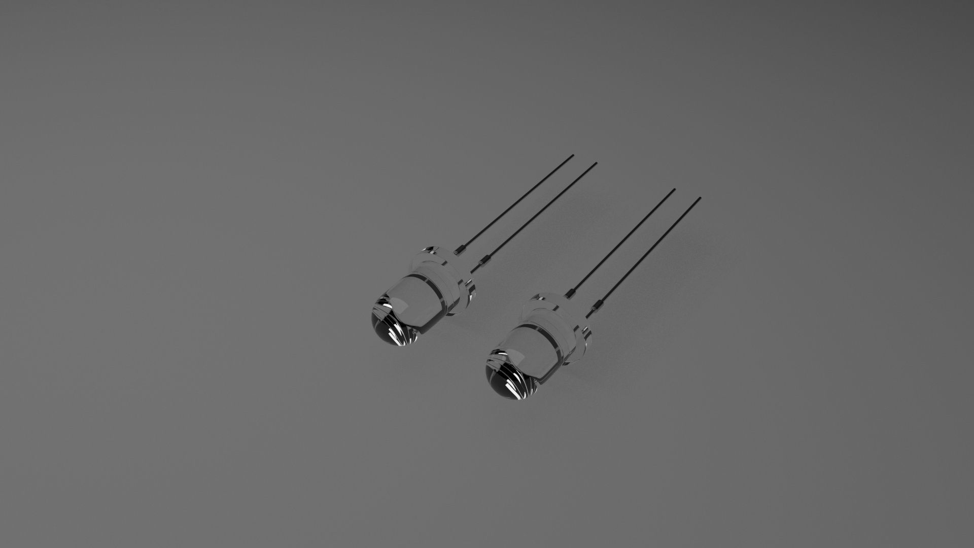Light Emitting Diode With Illuminating Animation 3D model_9