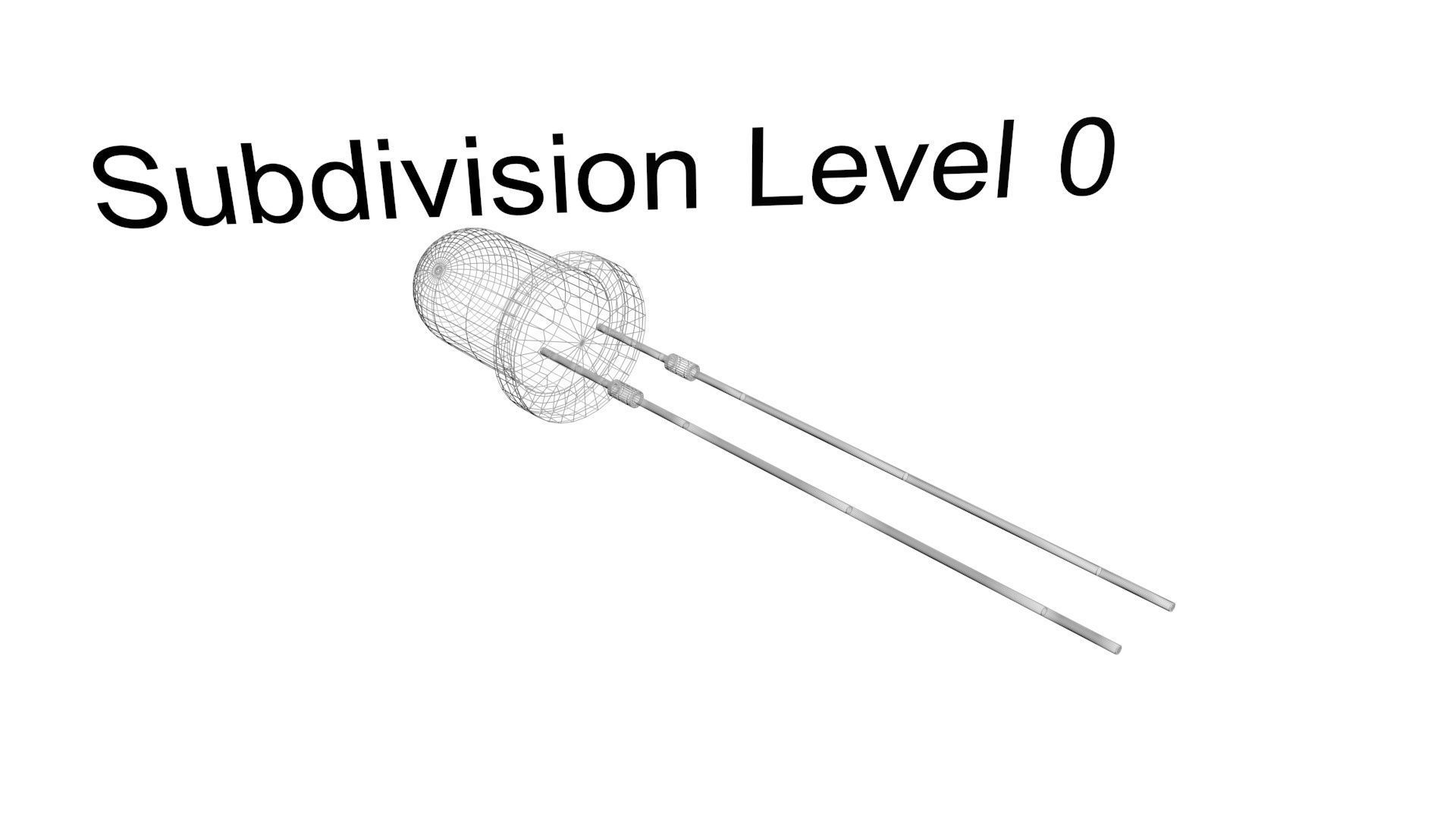 Light Emitting Diode With Illuminating Animation 3D model_30