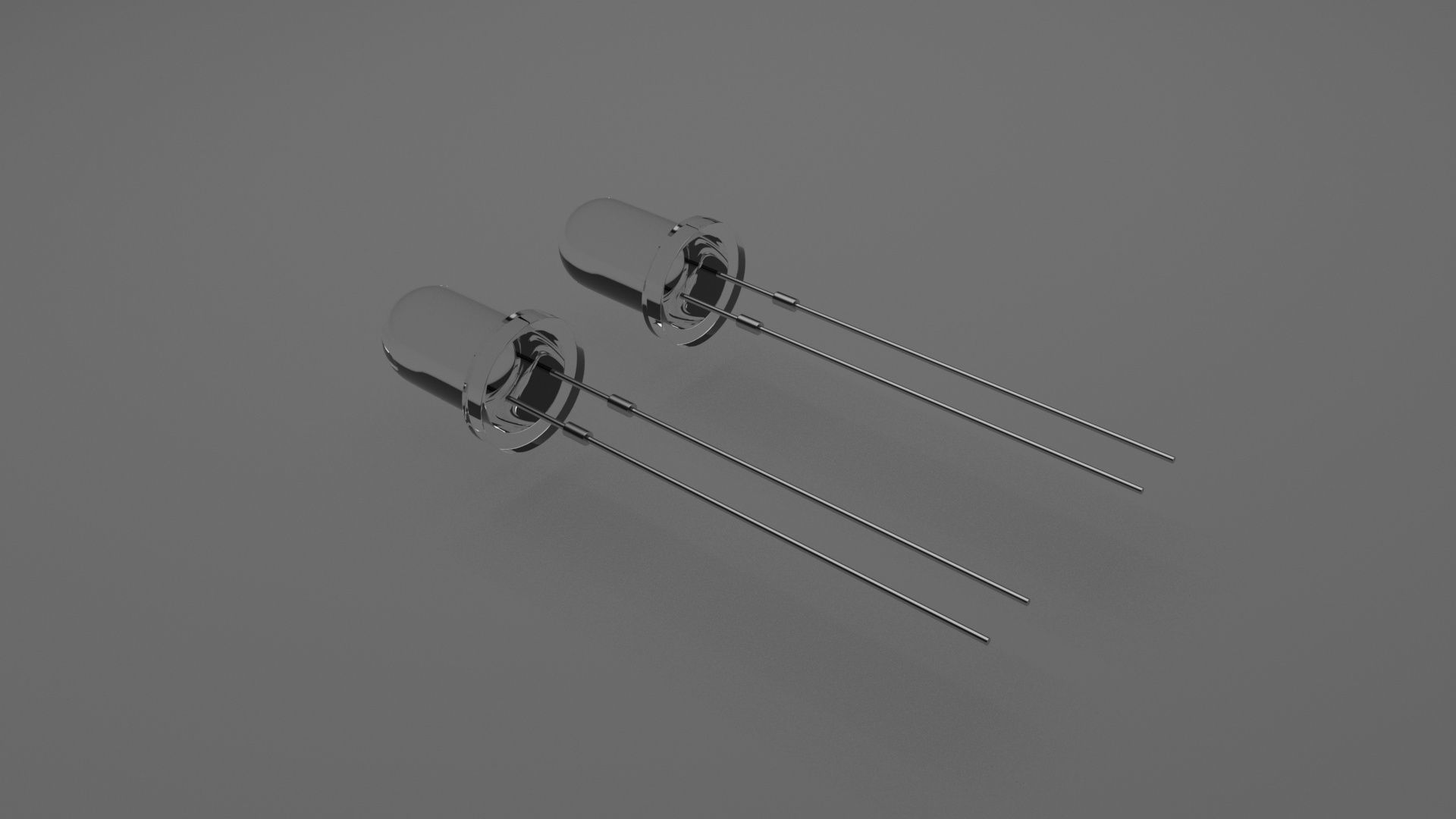Light Emitting Diode With Illuminating Animation 3D model_16