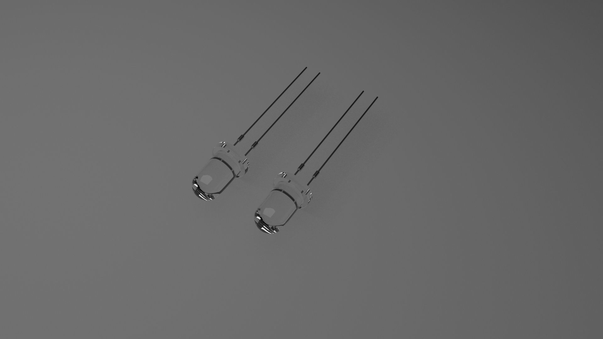 Light Emitting Diode With Illuminating Animation 3D model_15