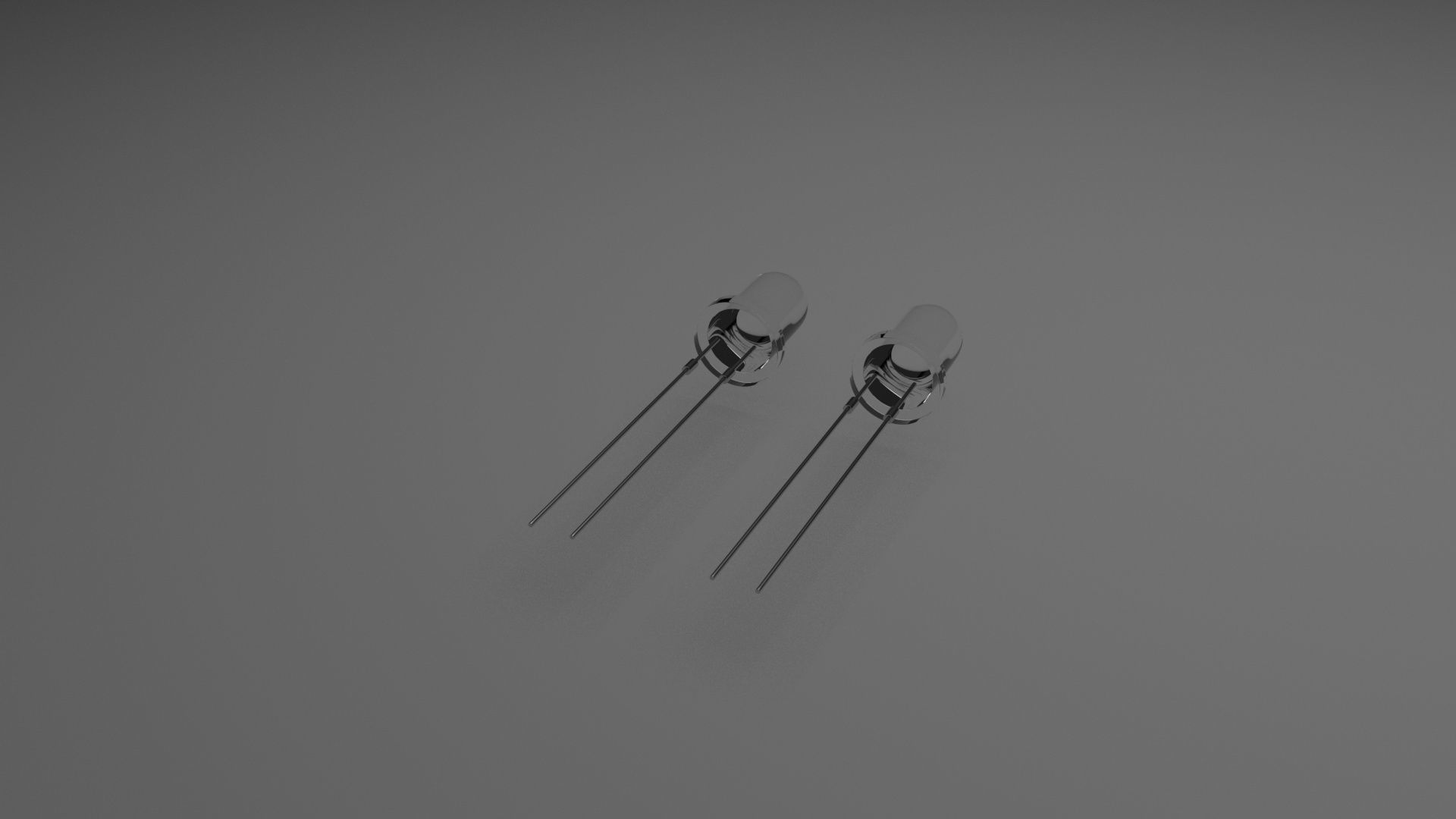 Light Emitting Diode With Illuminating Animation 3D model_1