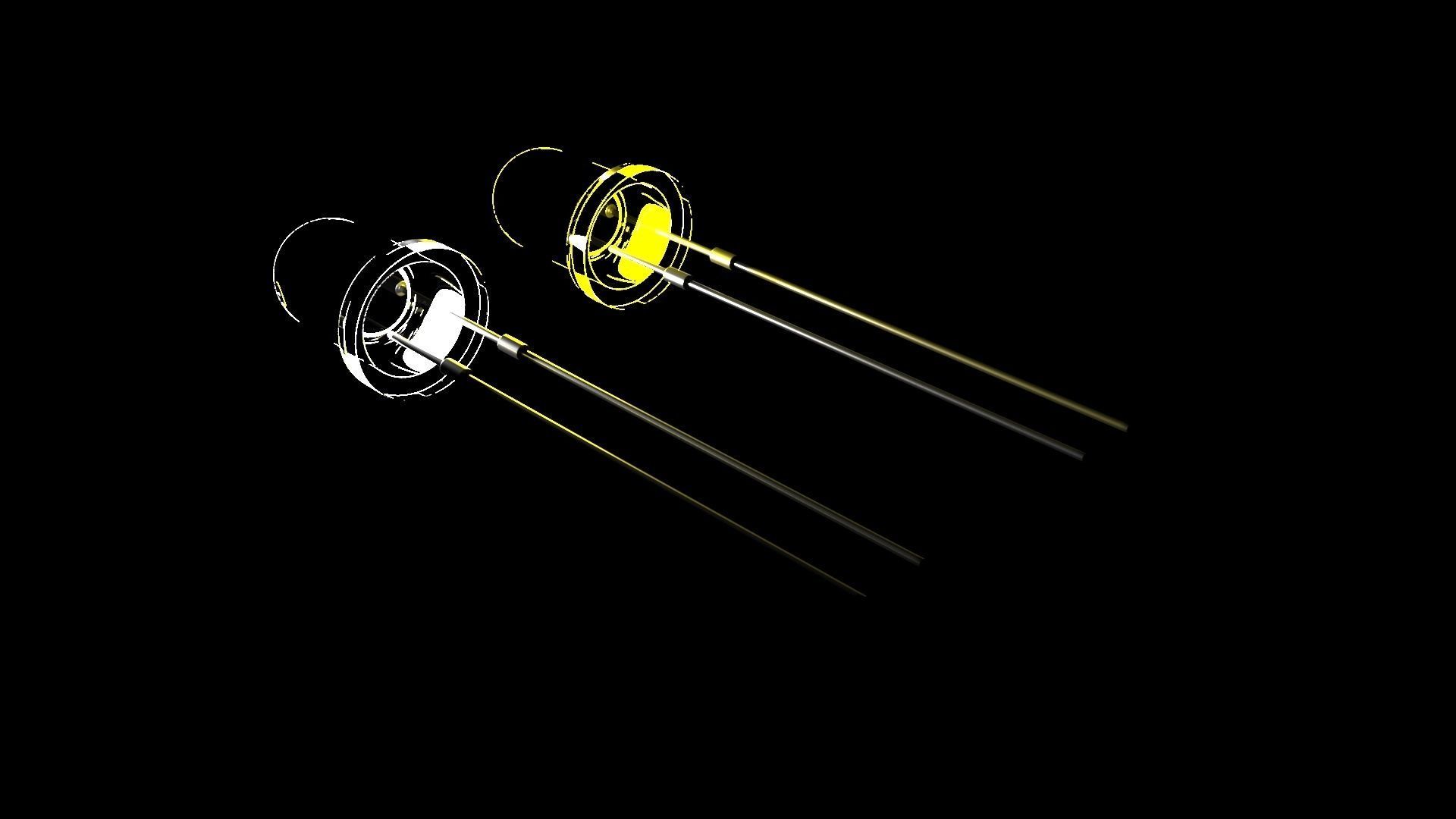 Light Emitting Diode With Illuminating Animation 3D model_21