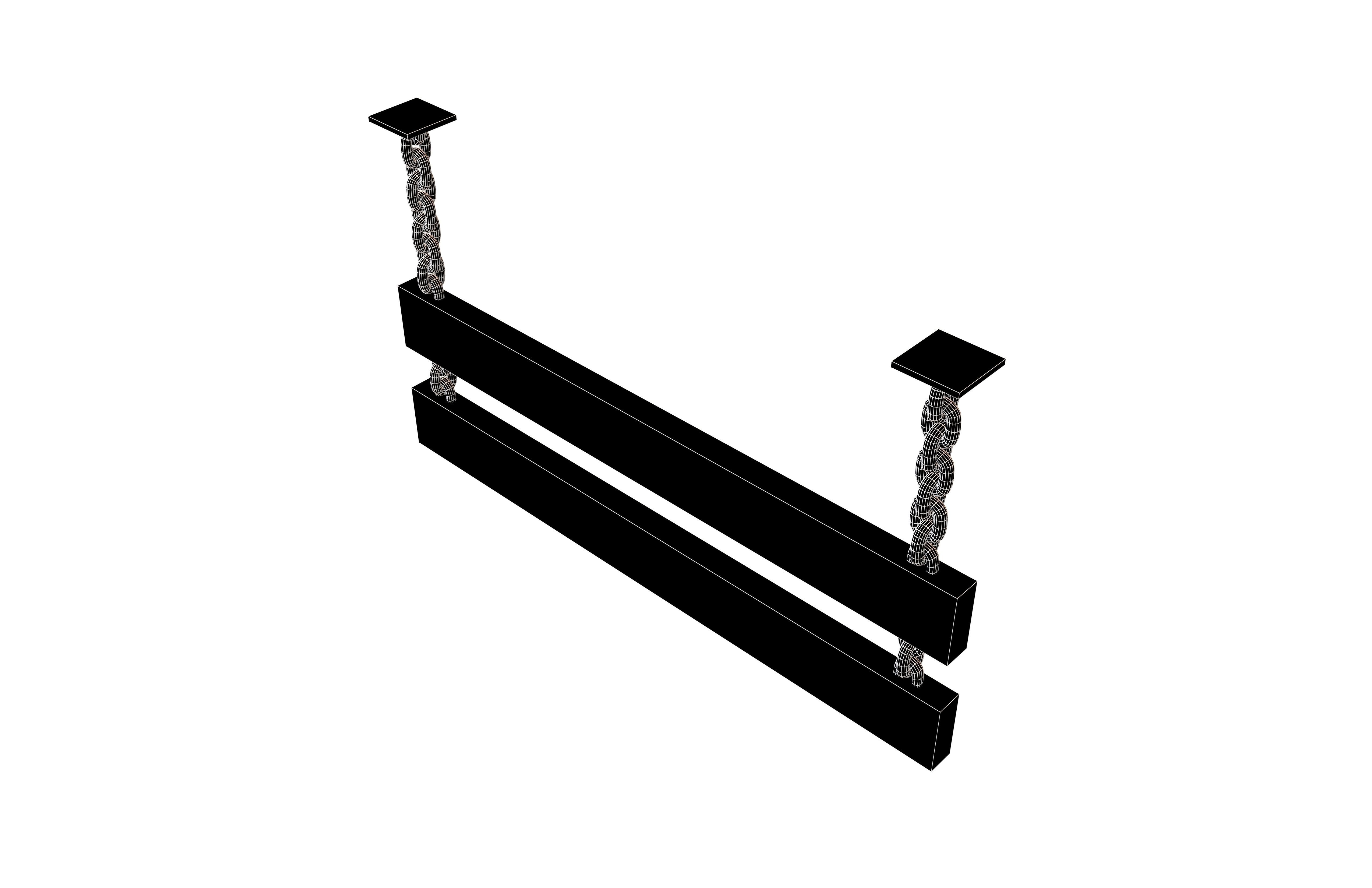 Danger Sign Barriers v2 004 Low-poly 3D model_6