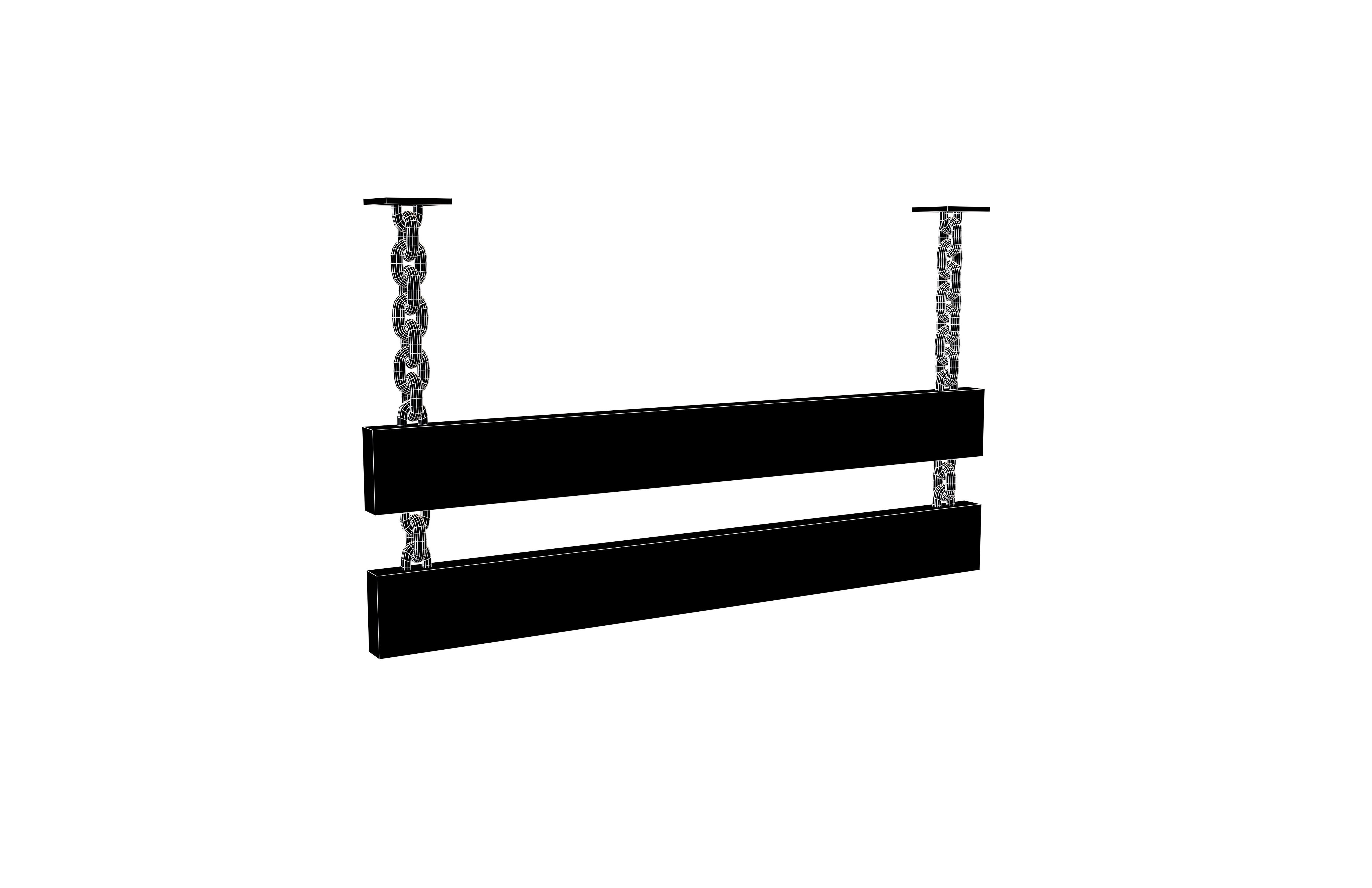 Danger Sign Barriers v2 004 Low-poly 3D model_5