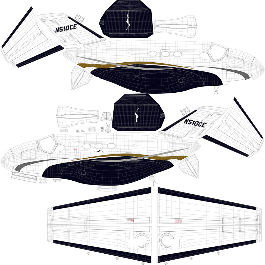 Cessna 510 Citation Mustang 3D model_22