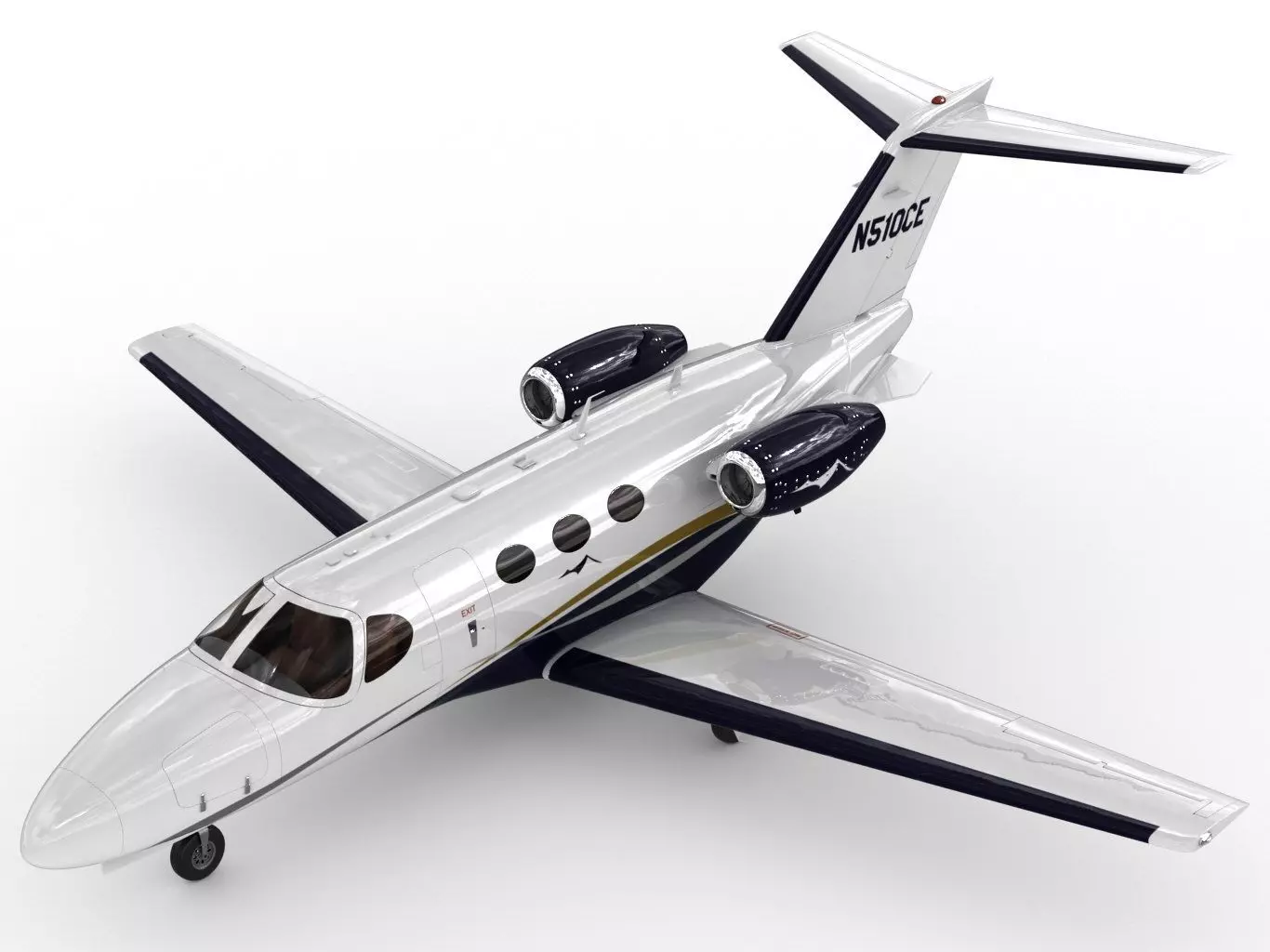 Cessna 510 Citation Mustang 3D model_0