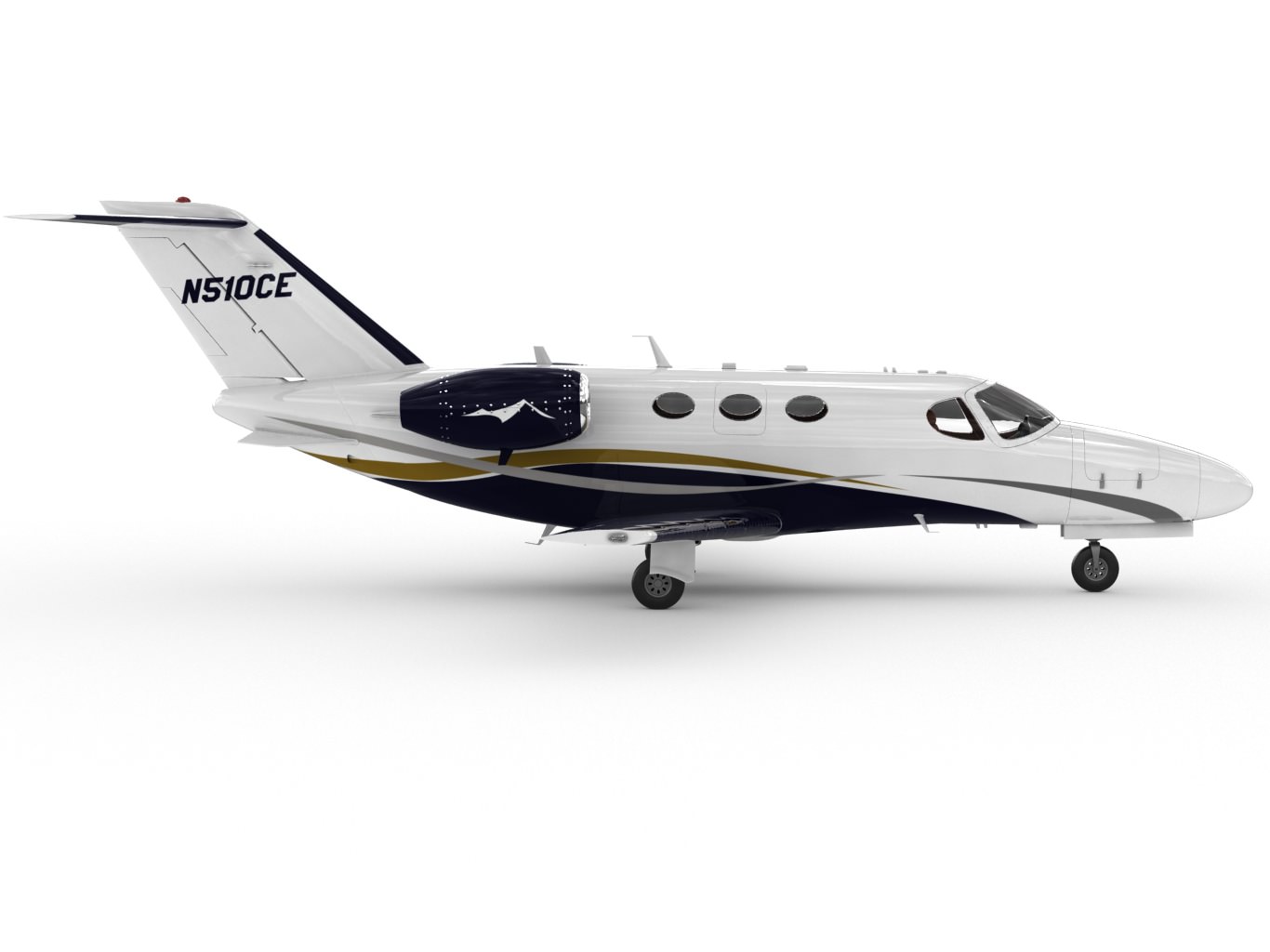 Cessna 510 Citation Mustang 3D model_3