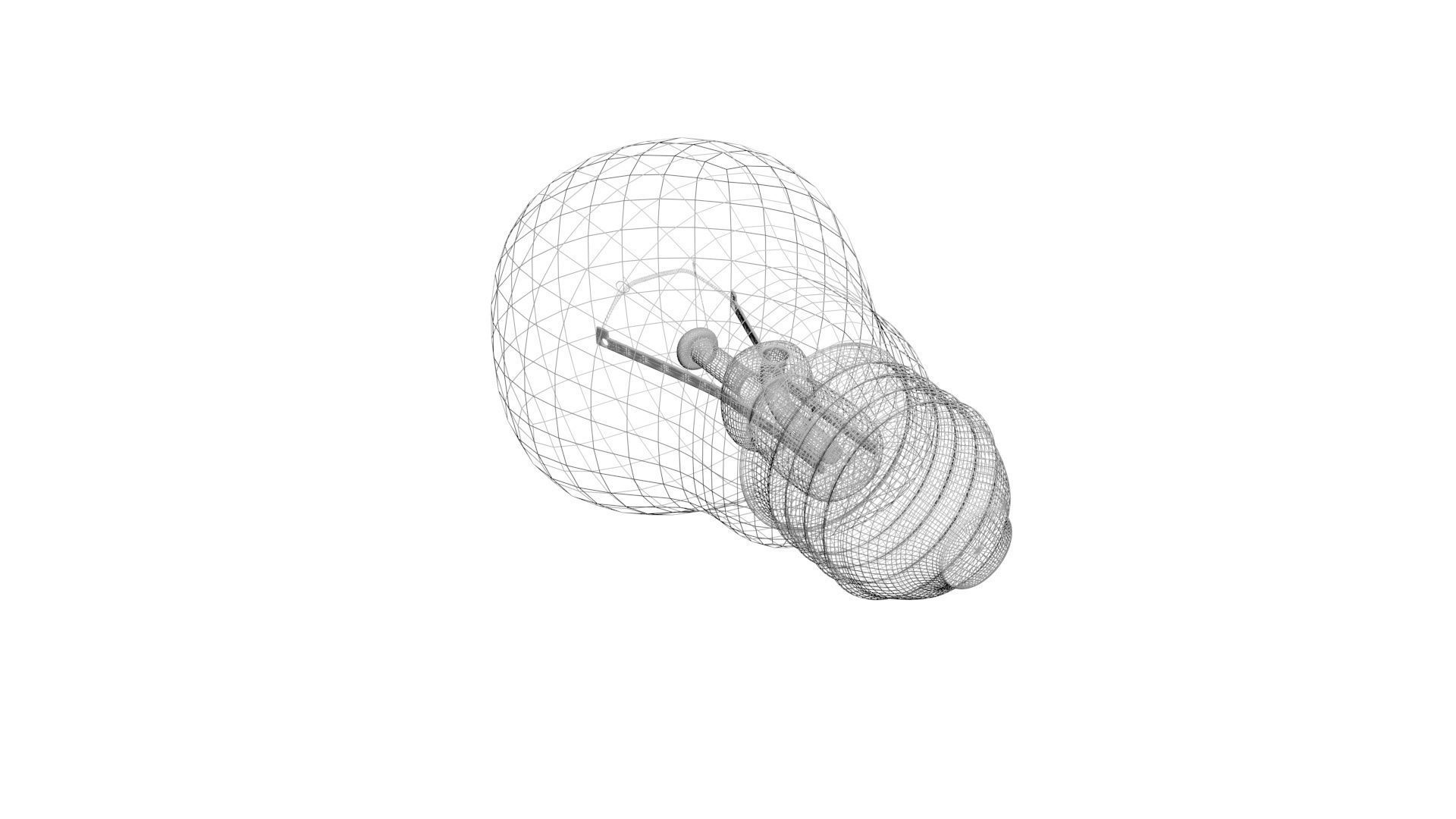 Light Bulb With Illuminating Animation 3D model_20