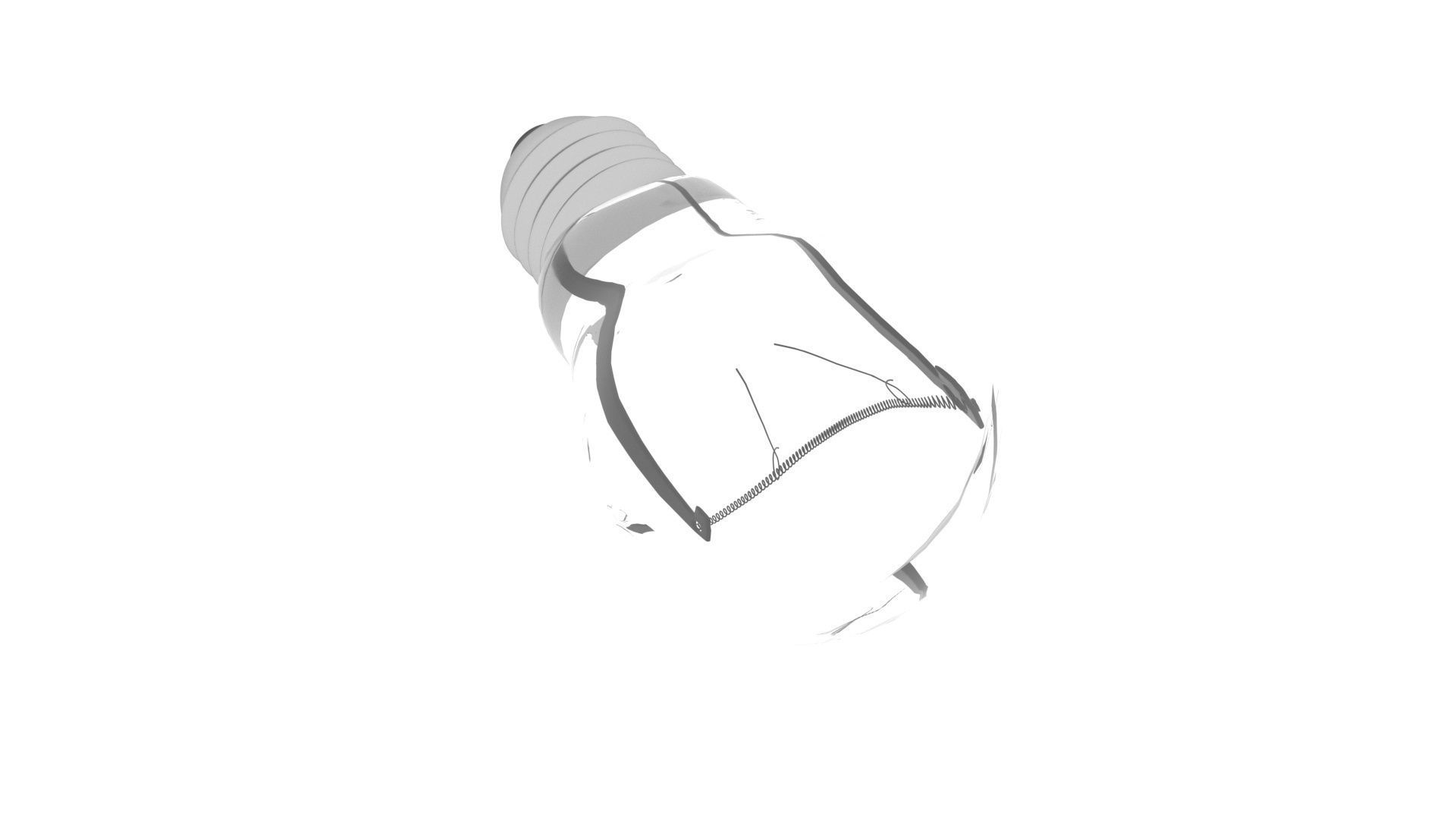 Light Bulb With Illuminating Animation 3D model_13