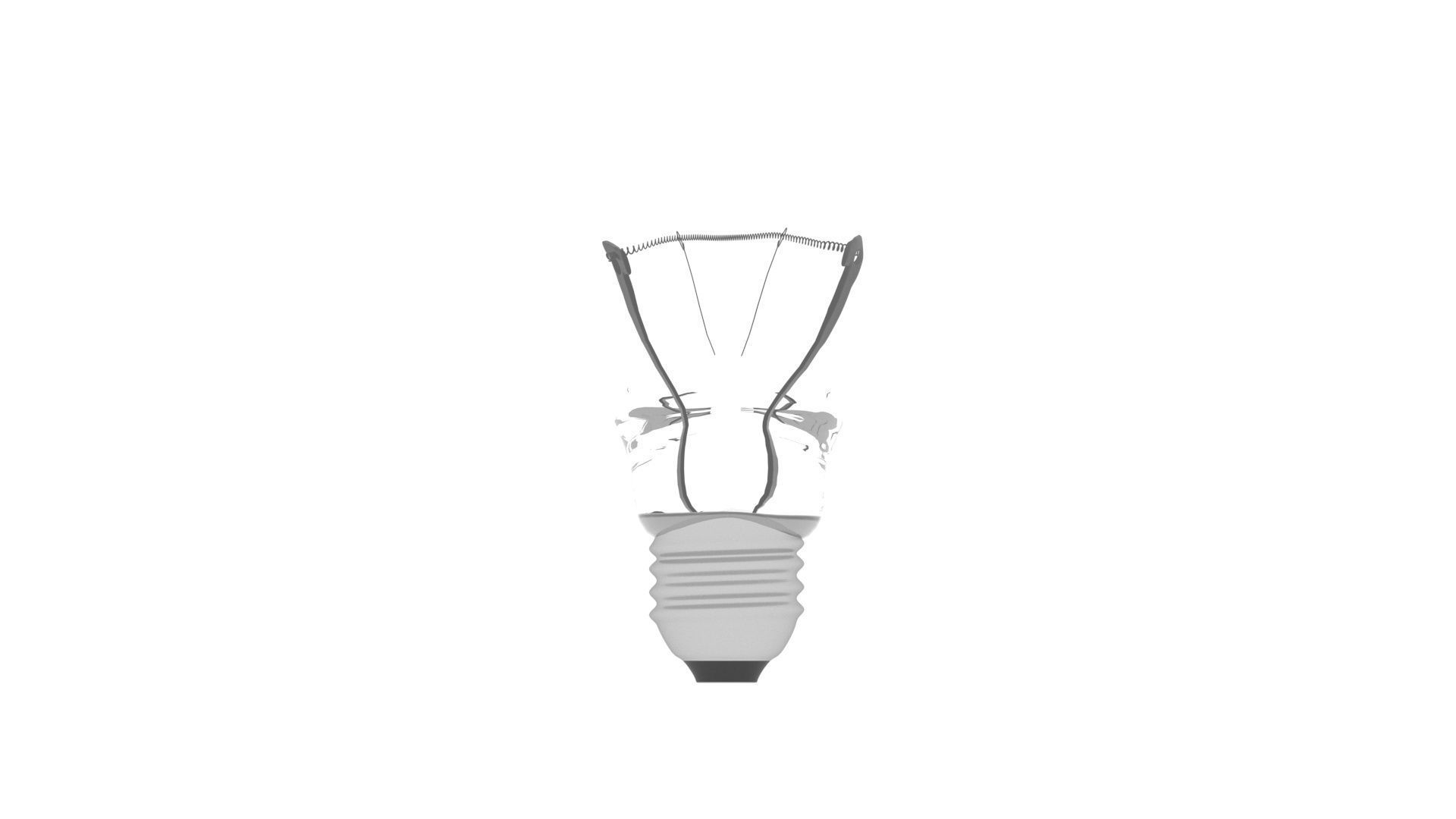 Light Bulb With Illuminating Animation 3D model_15