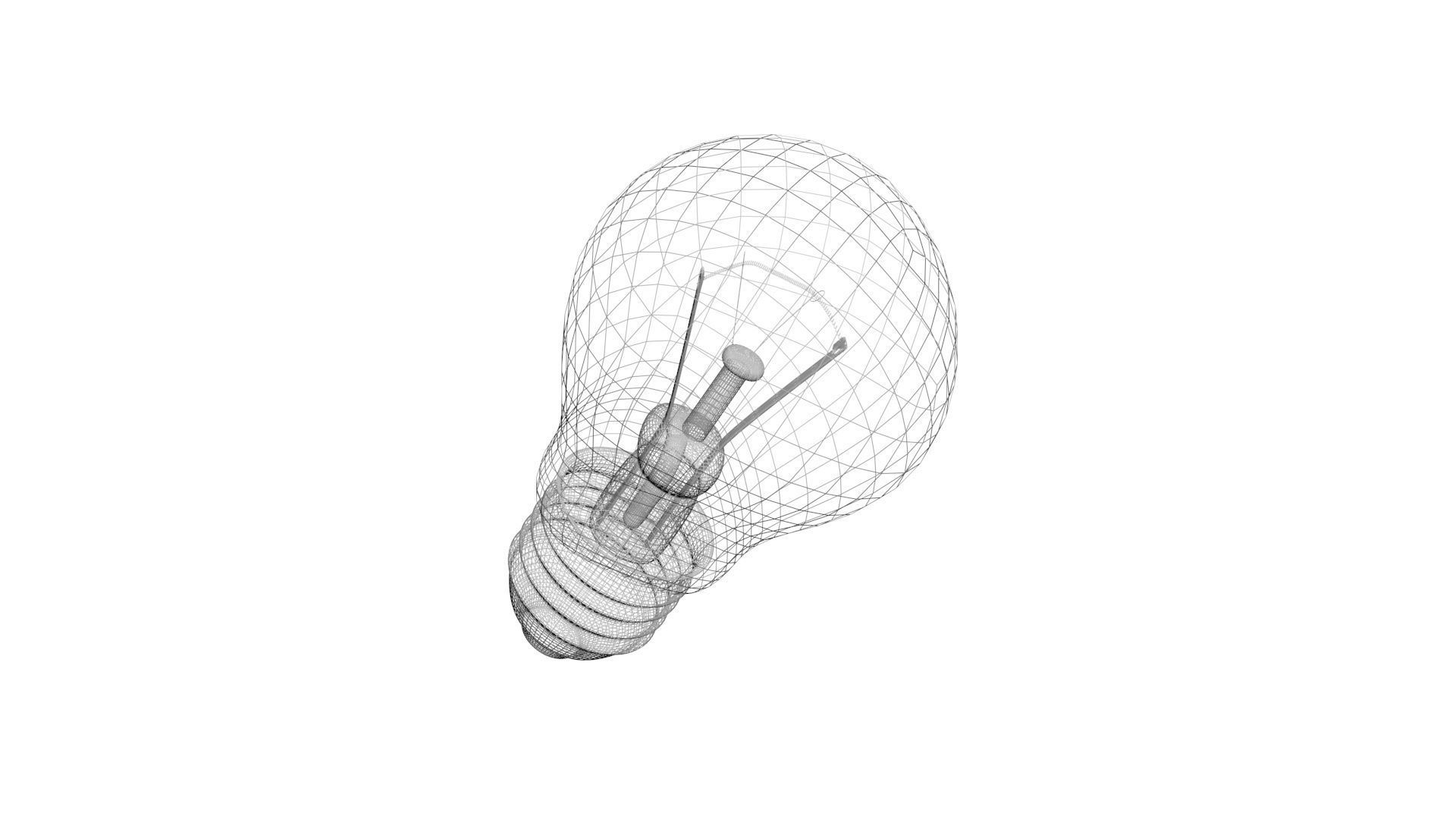 Light Bulb With Illuminating Animation 3D model_23