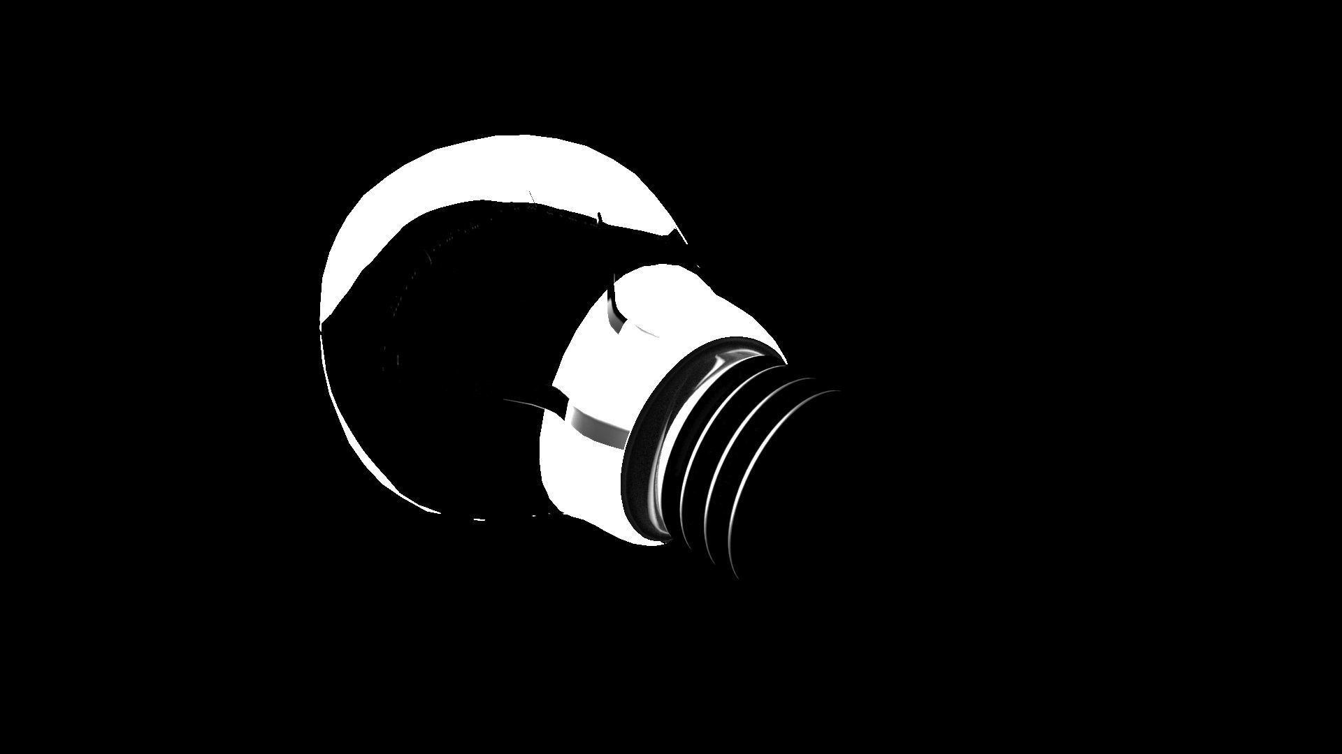 Light Bulb With Illuminating Animation 3D model_6