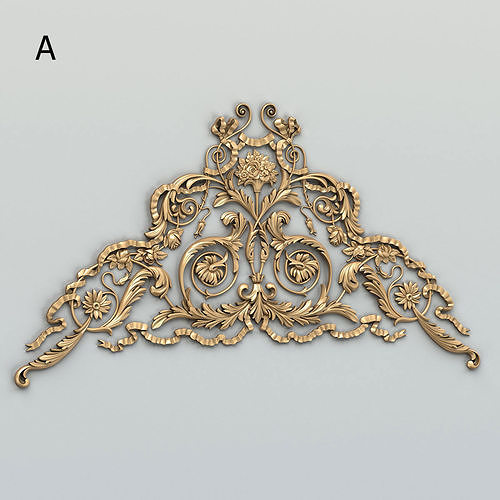 Corner decor 022  3D model