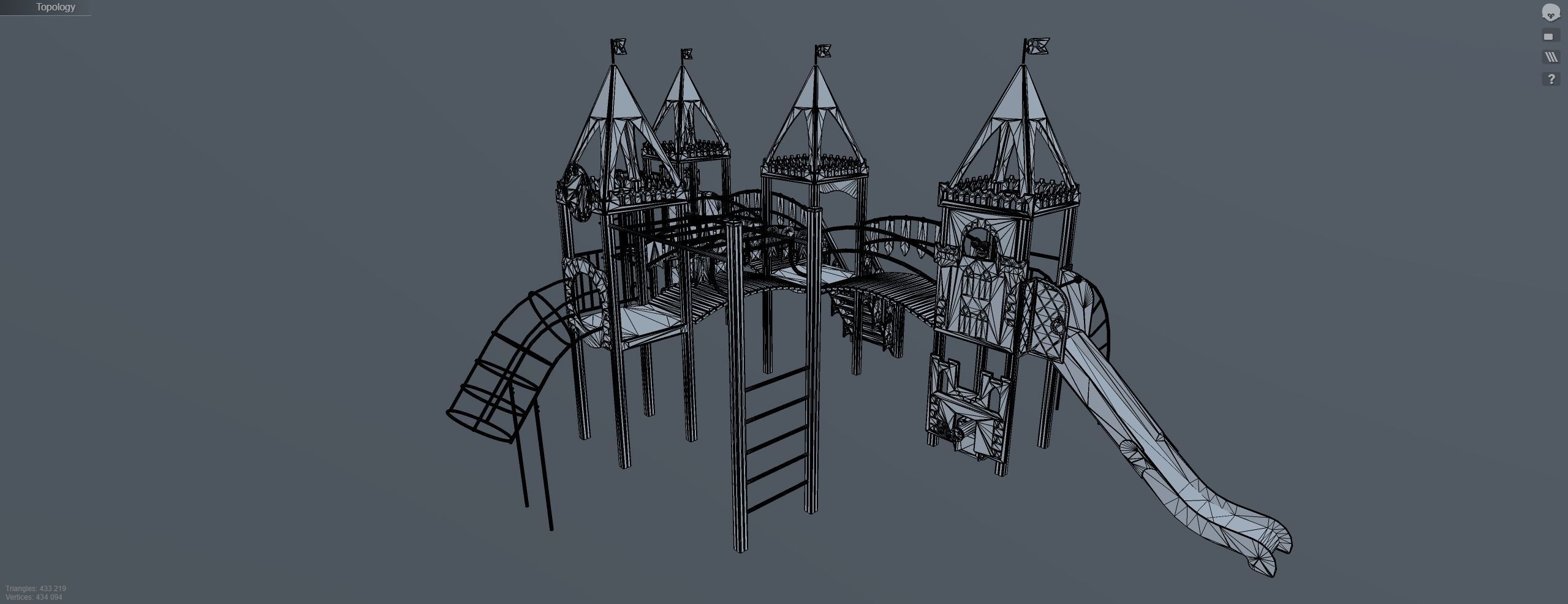 Playground for kids 3D model_13