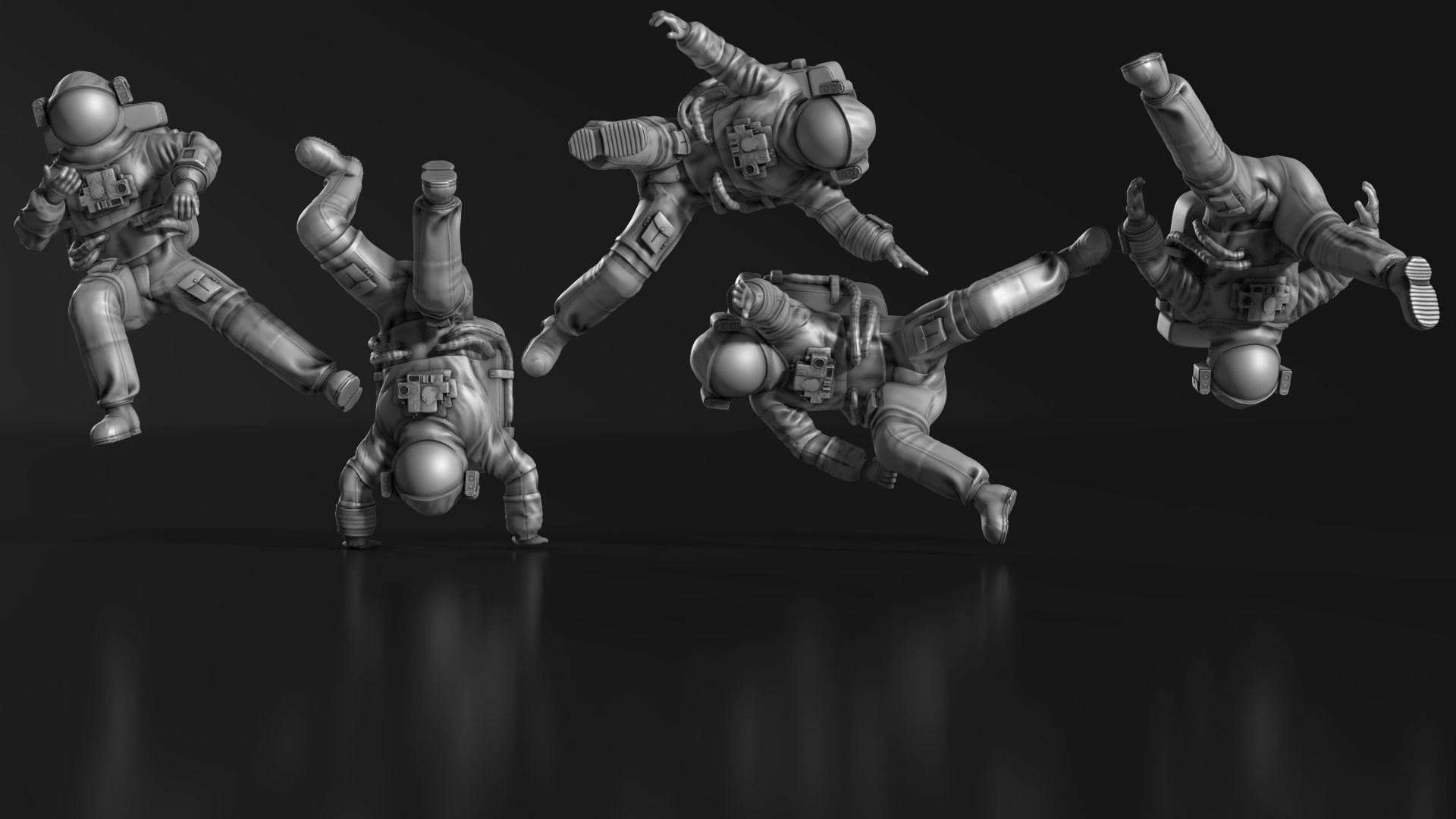 Astronaut 04 3D print model_1