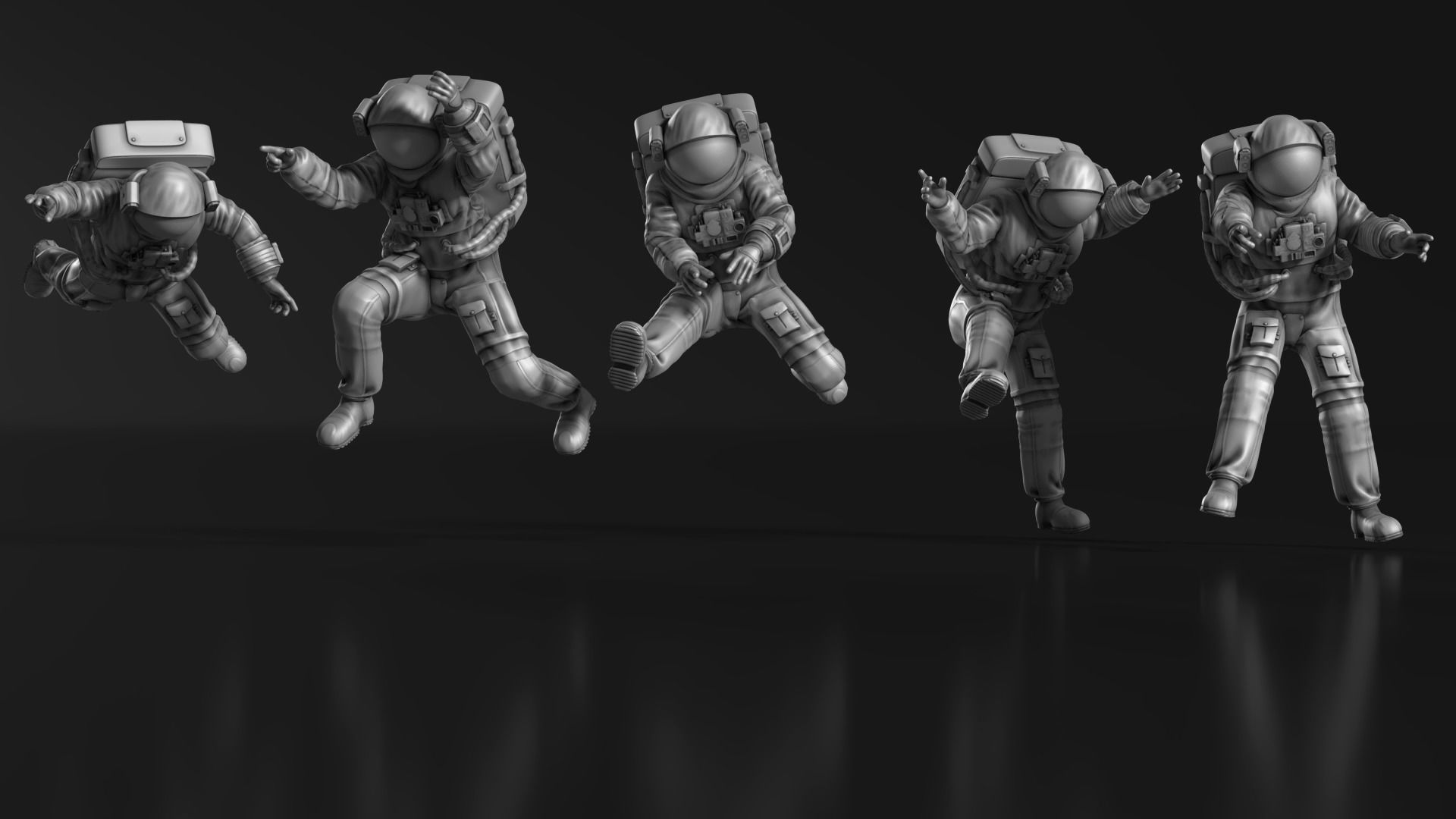 Astronaut 04 3D print model_2