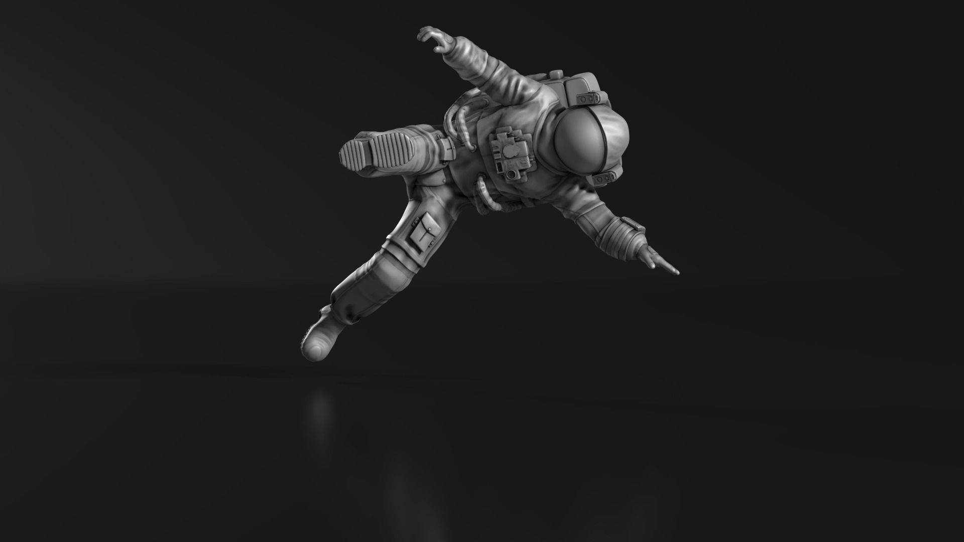 Astronaut 04 3D print model_3