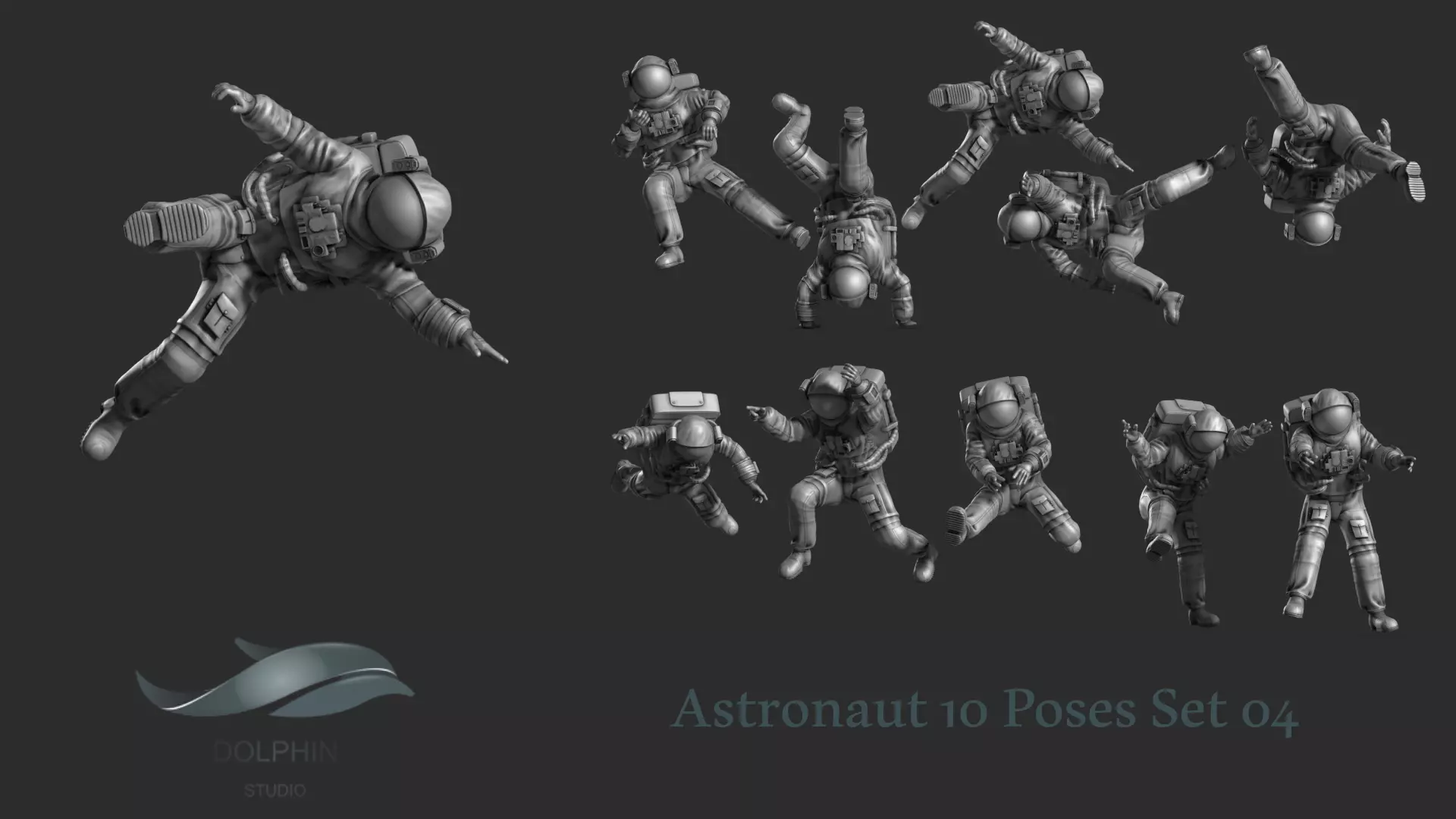 Astronaut 04 3D print model_0