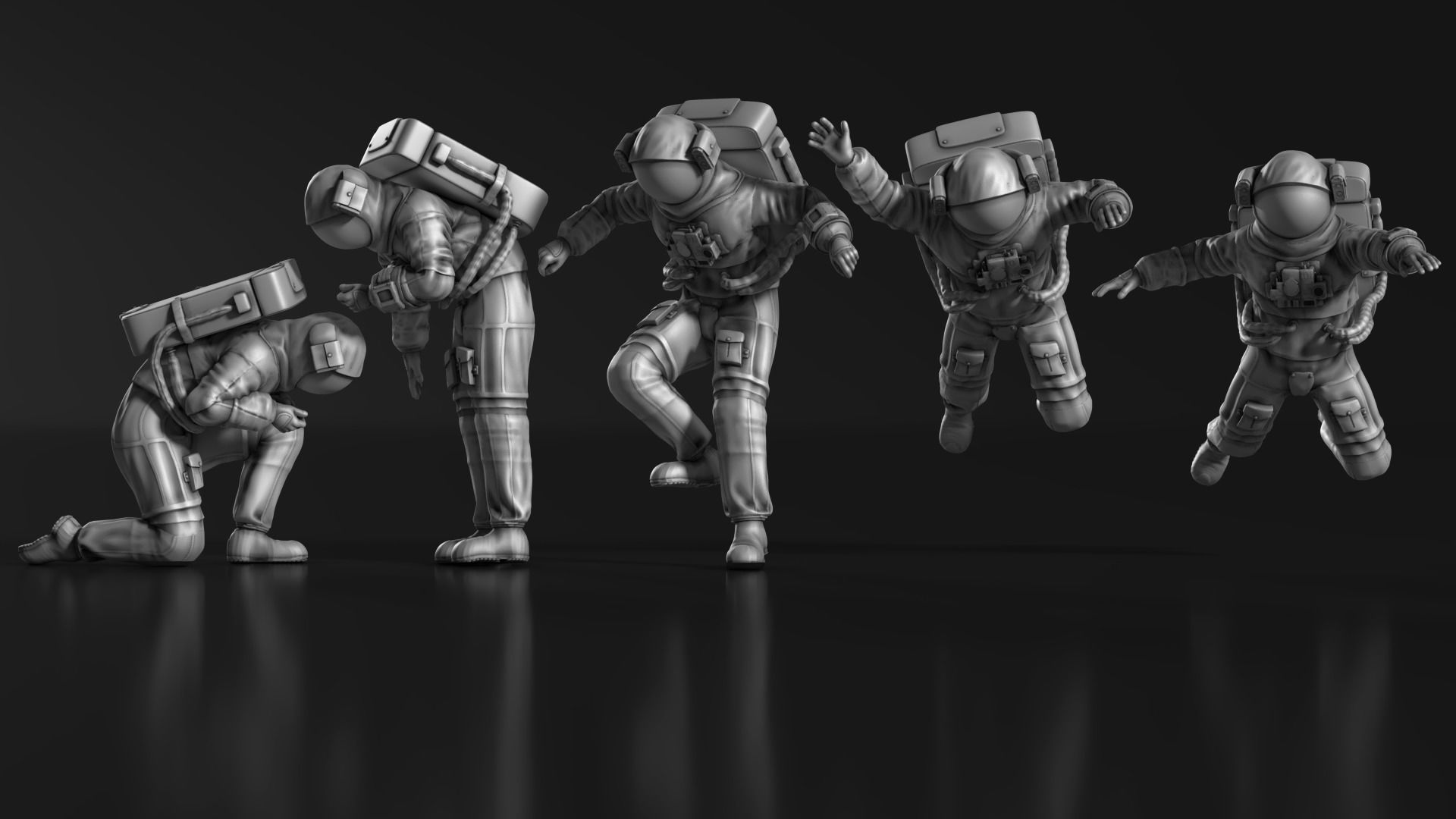 Astronaut 05 3D print model_2