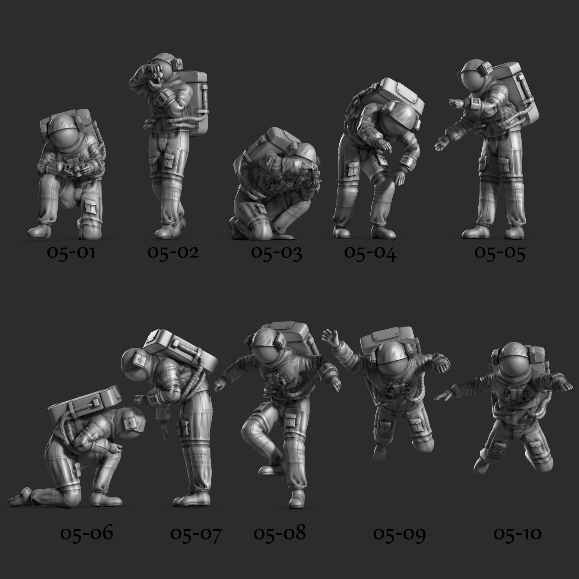 Astronaut 05 3D print model_4