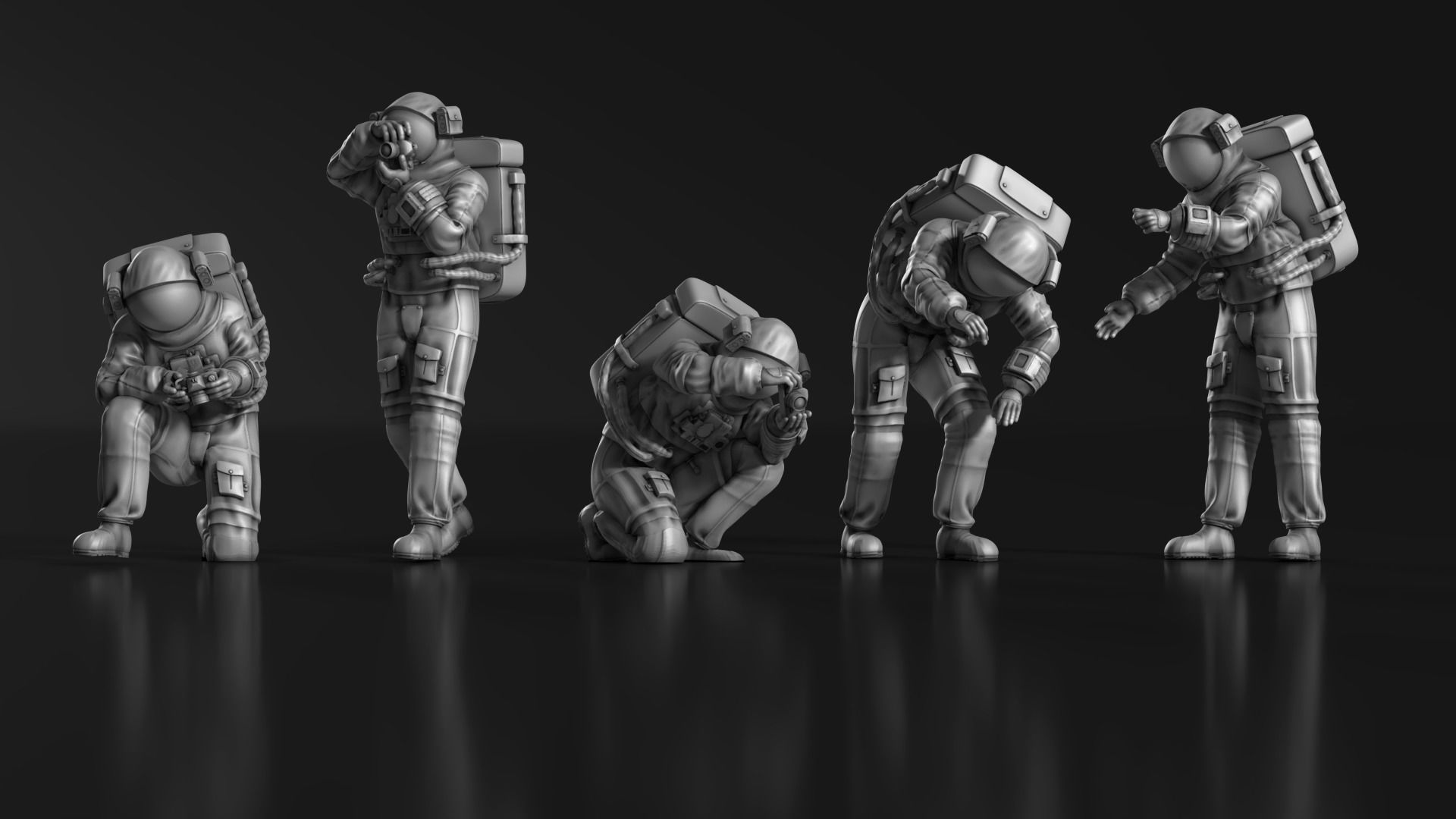 Astronaut 05 3D print model_1