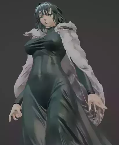 Fubuki One Punch Man 3D Print Model