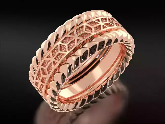 Wedding ring in gold 751