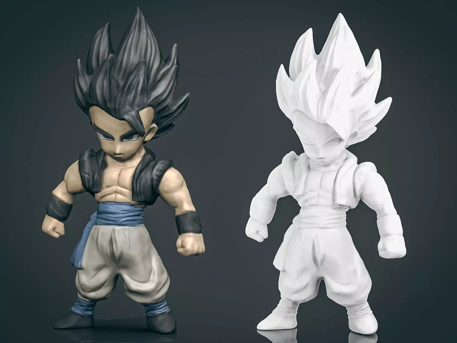 Gogeta Dragon Ball 3D Printable Free 3D print model