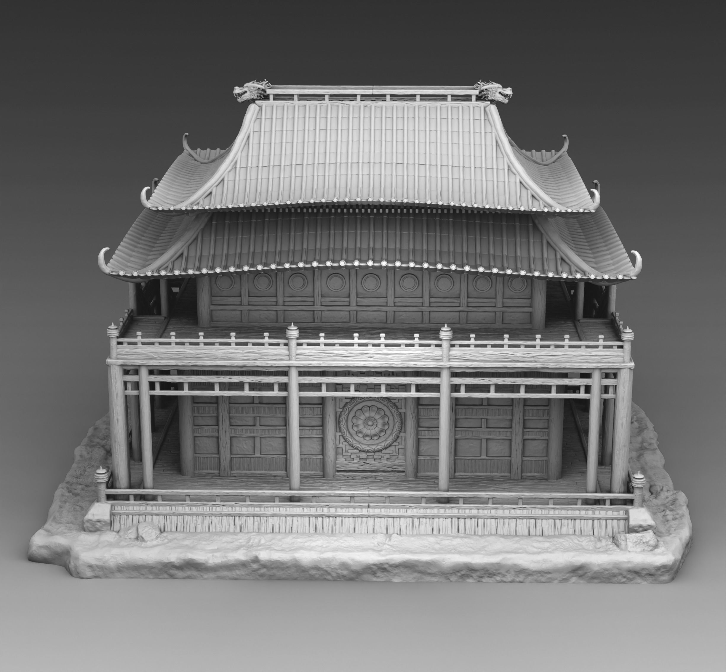Chinese palace 3D print model_2