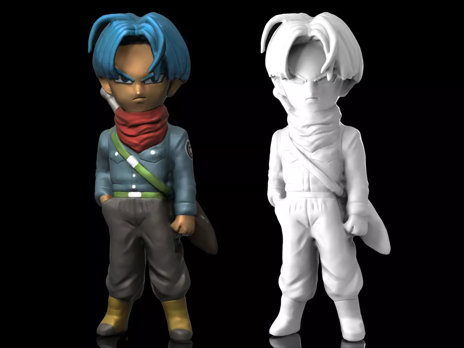 Trunk Dragon Ball 3D Printable Free 3D print model