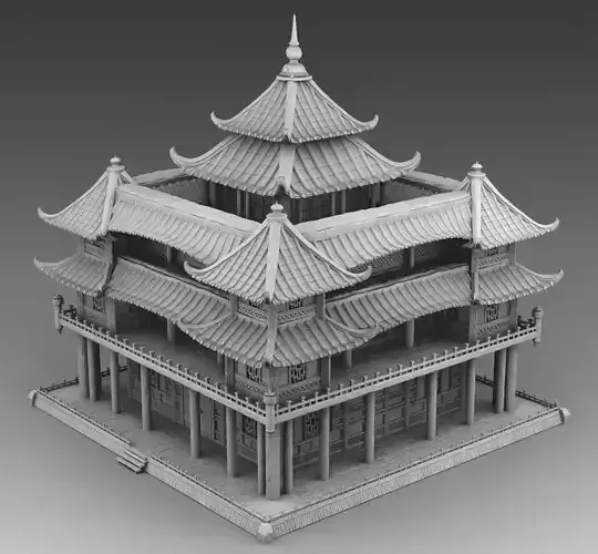 Chinese great palace 3D print model