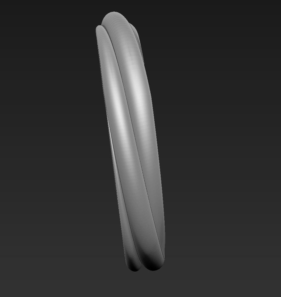 Engagement ring 3D print model_3