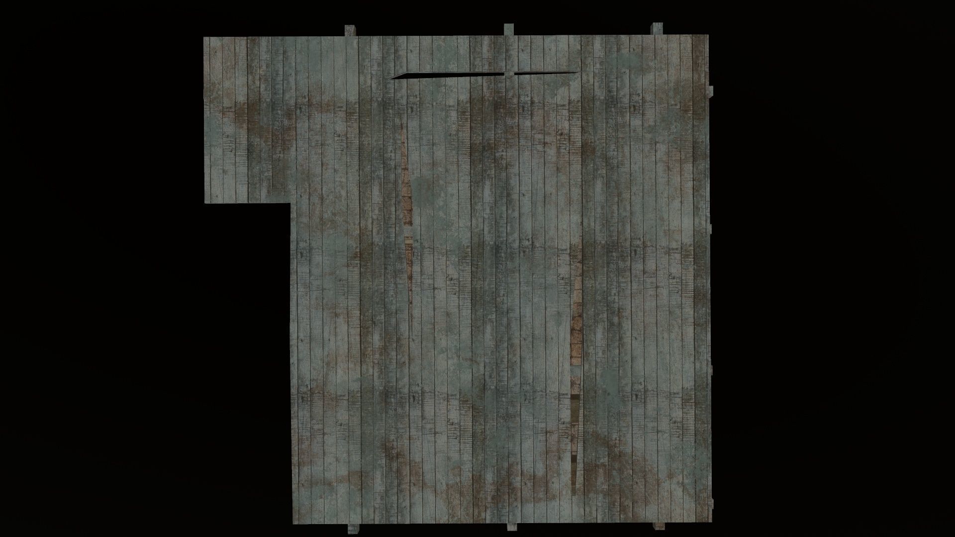 Rustic structure small old Low-poly 3D model_14