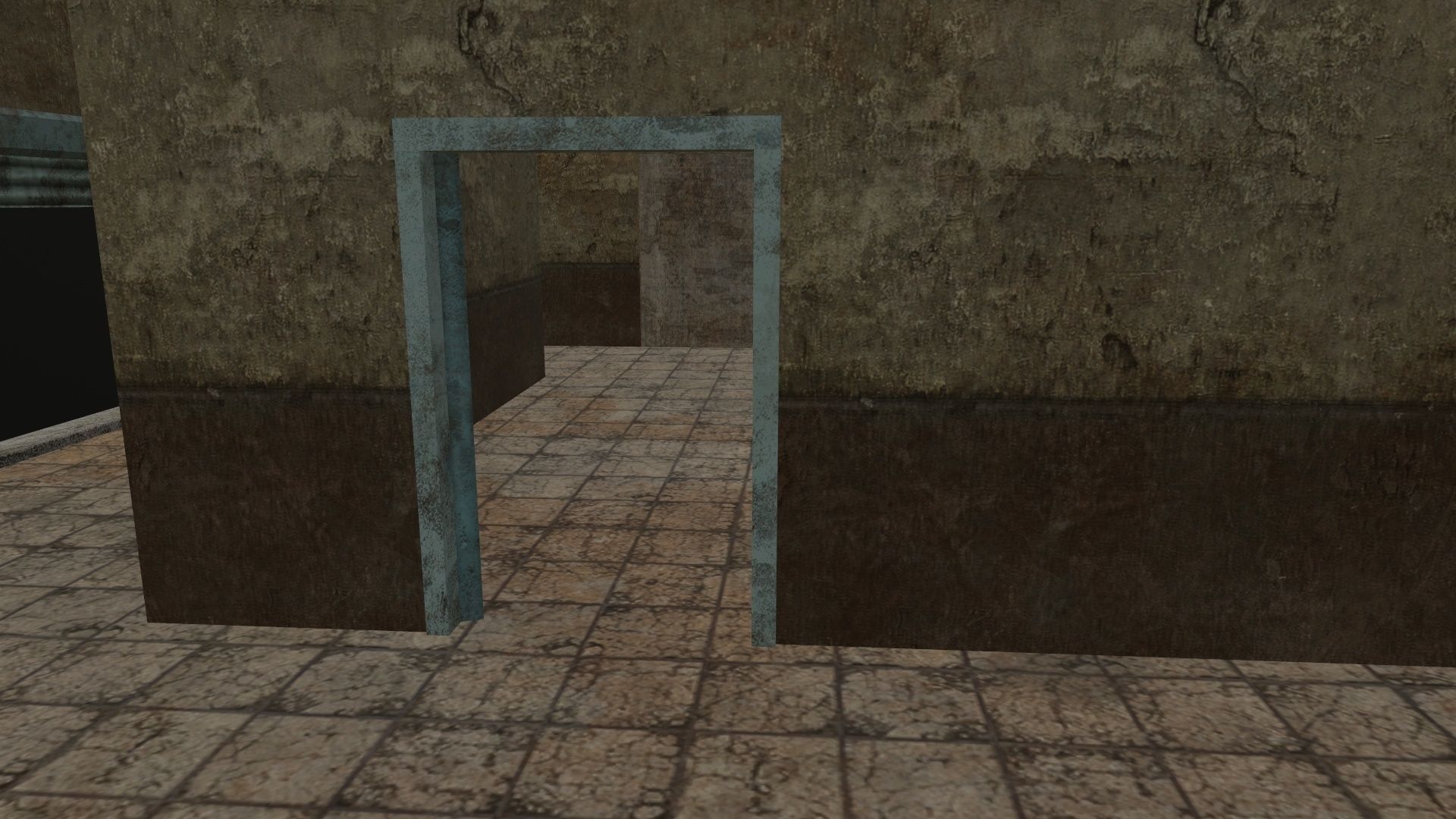 Rustic structure small old Low-poly 3D model_7