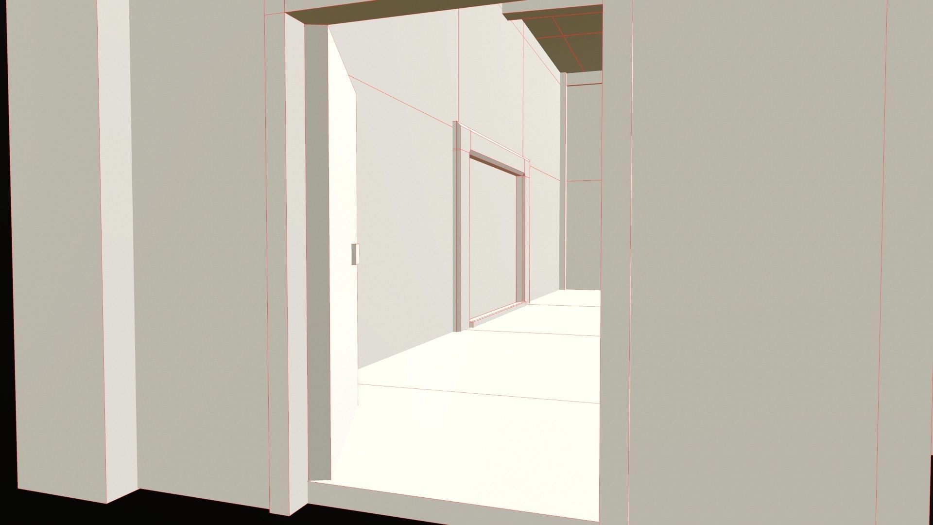 Rustic structure small old Low-poly 3D model_20