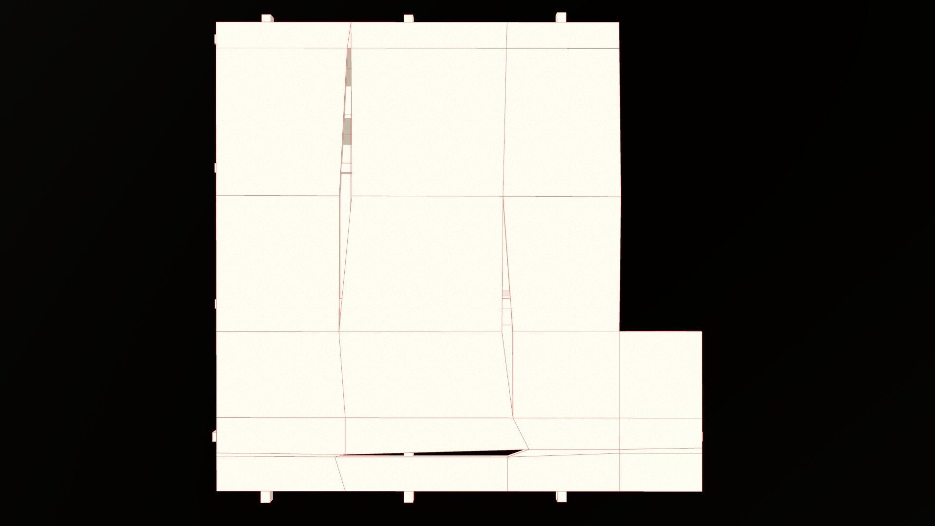 Rustic structure small old Low-poly 3D model_19
