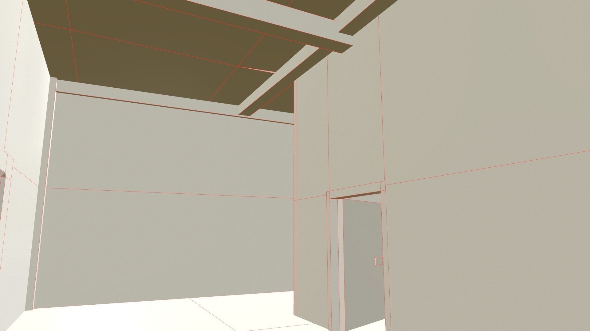 Rustic structure small old Low-poly 3D model_21