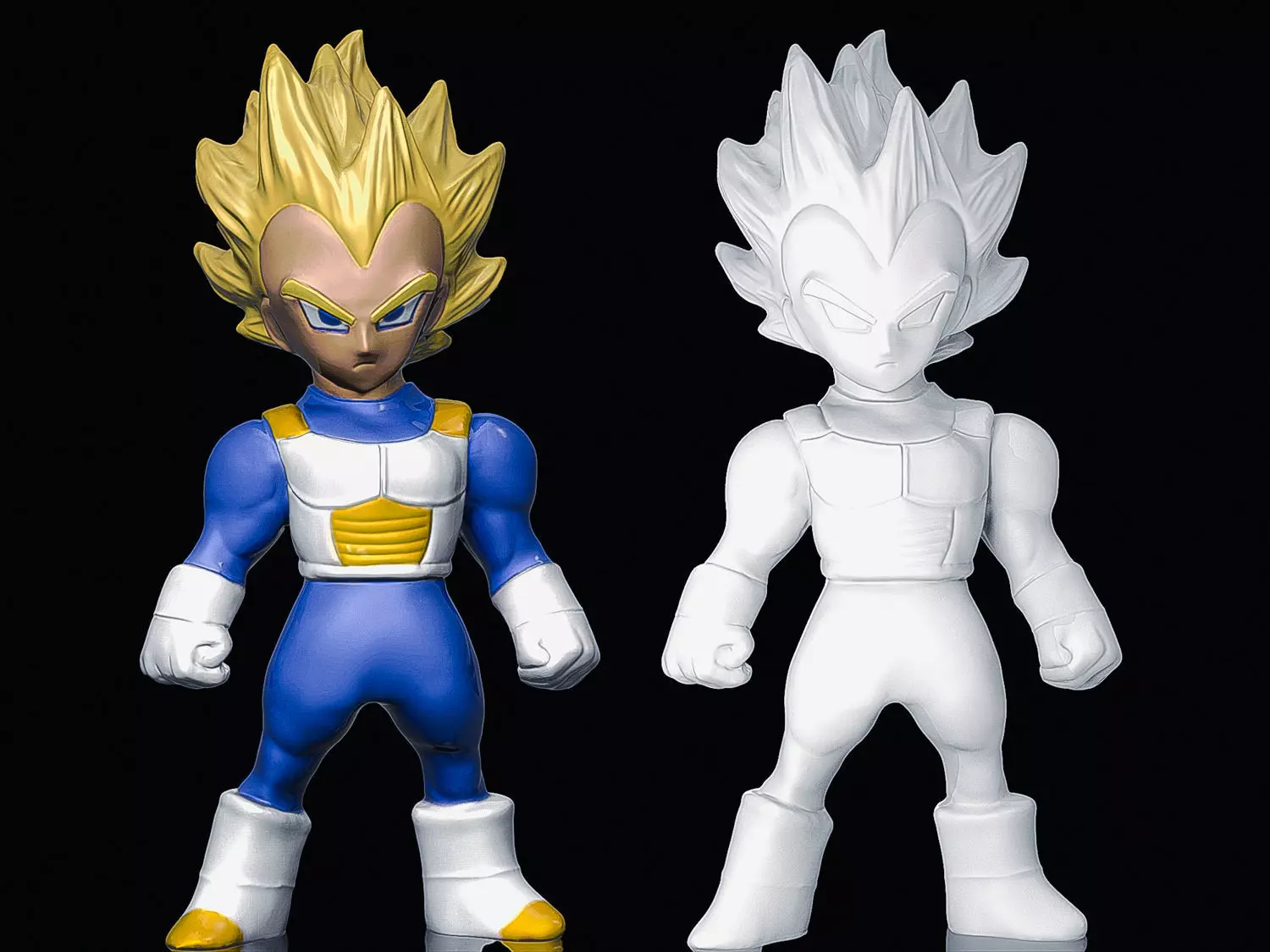 Vegeta Dragon Ball 3D Printable Free 3D print model