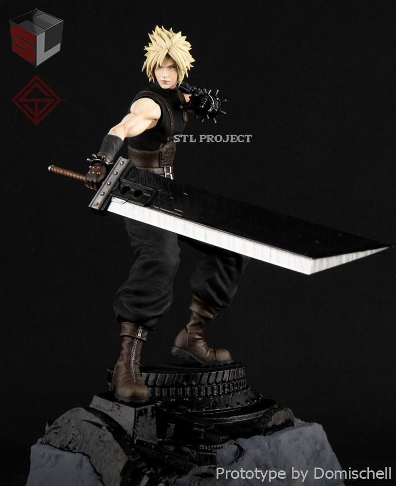 Final Fantasy VII Diorama 3D print model_6