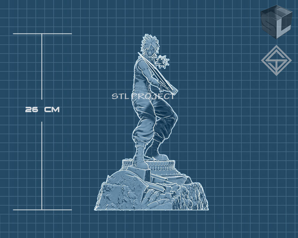 Final Fantasy VII Diorama 3D print model_19