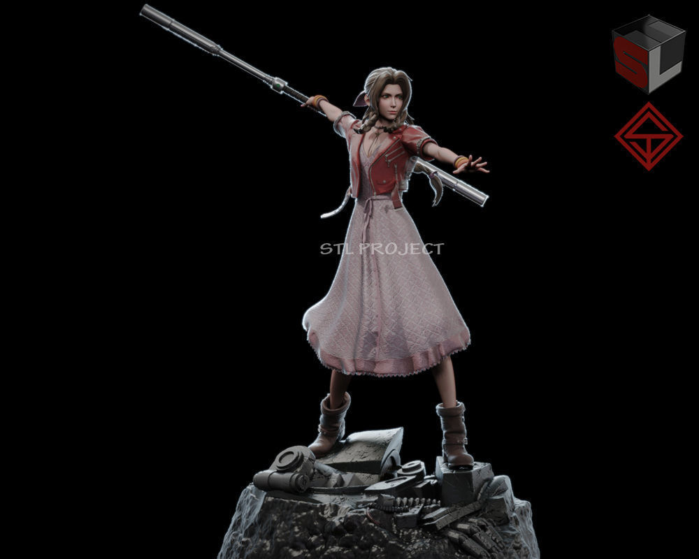 Final Fantasy VII Diorama 3D print model_7