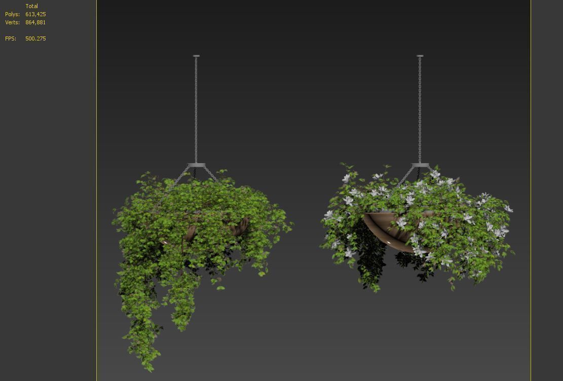 Plant hanger 2 3D model_6