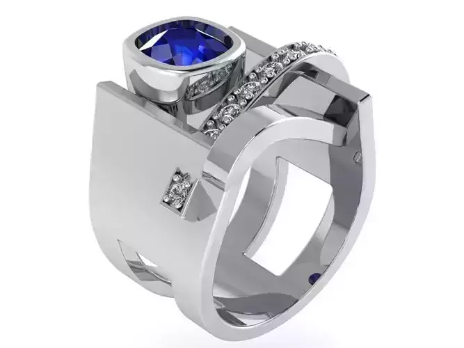 Cushion Fashion Ring 0904