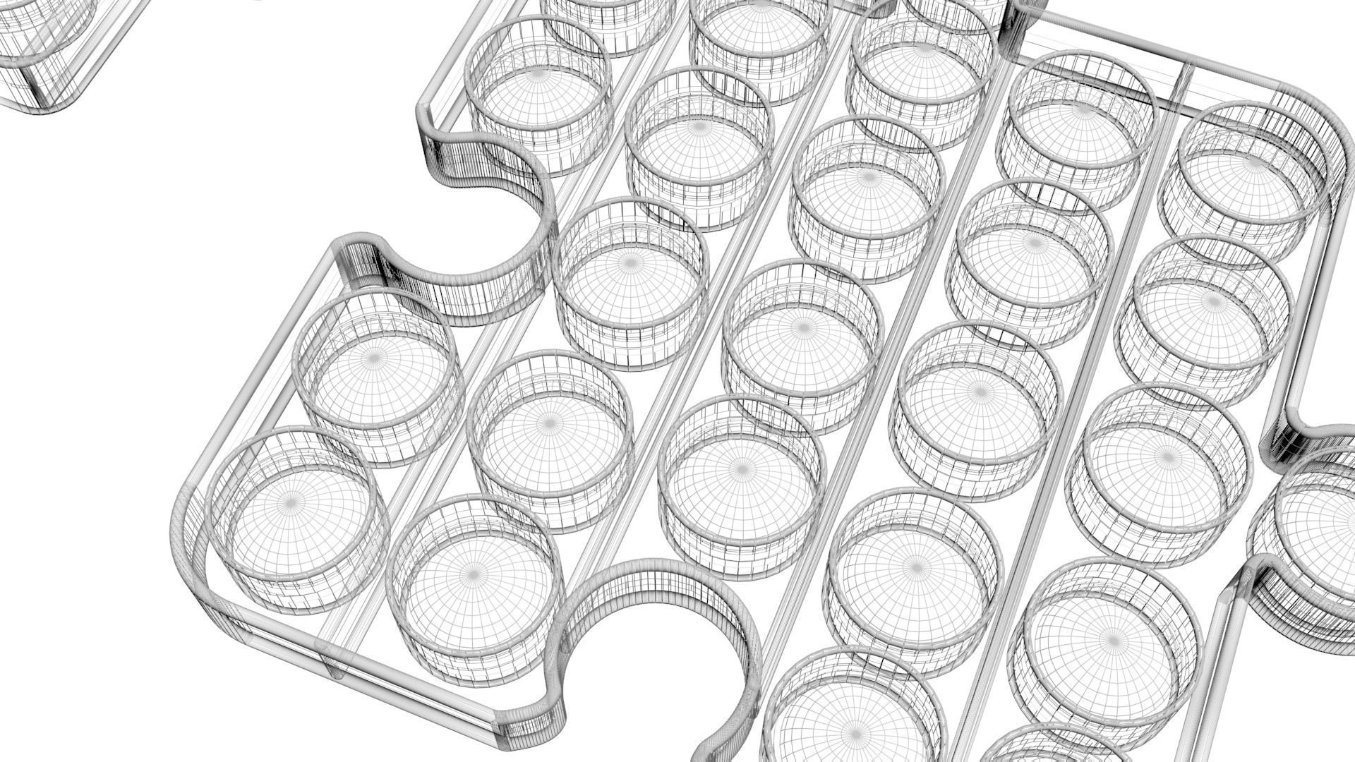 Puzzle Pop It Fidget Toys Set 3D model_14