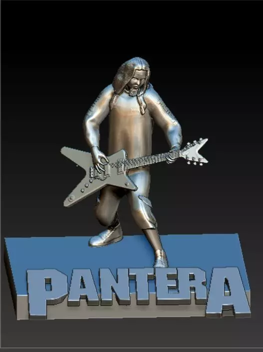 Dimebag Darrell Pantera 3D print model_0