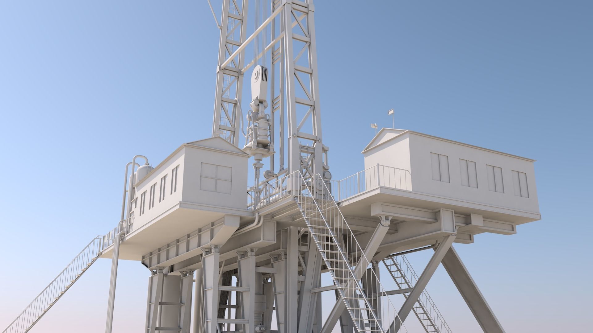 Oil platform 3D model_13